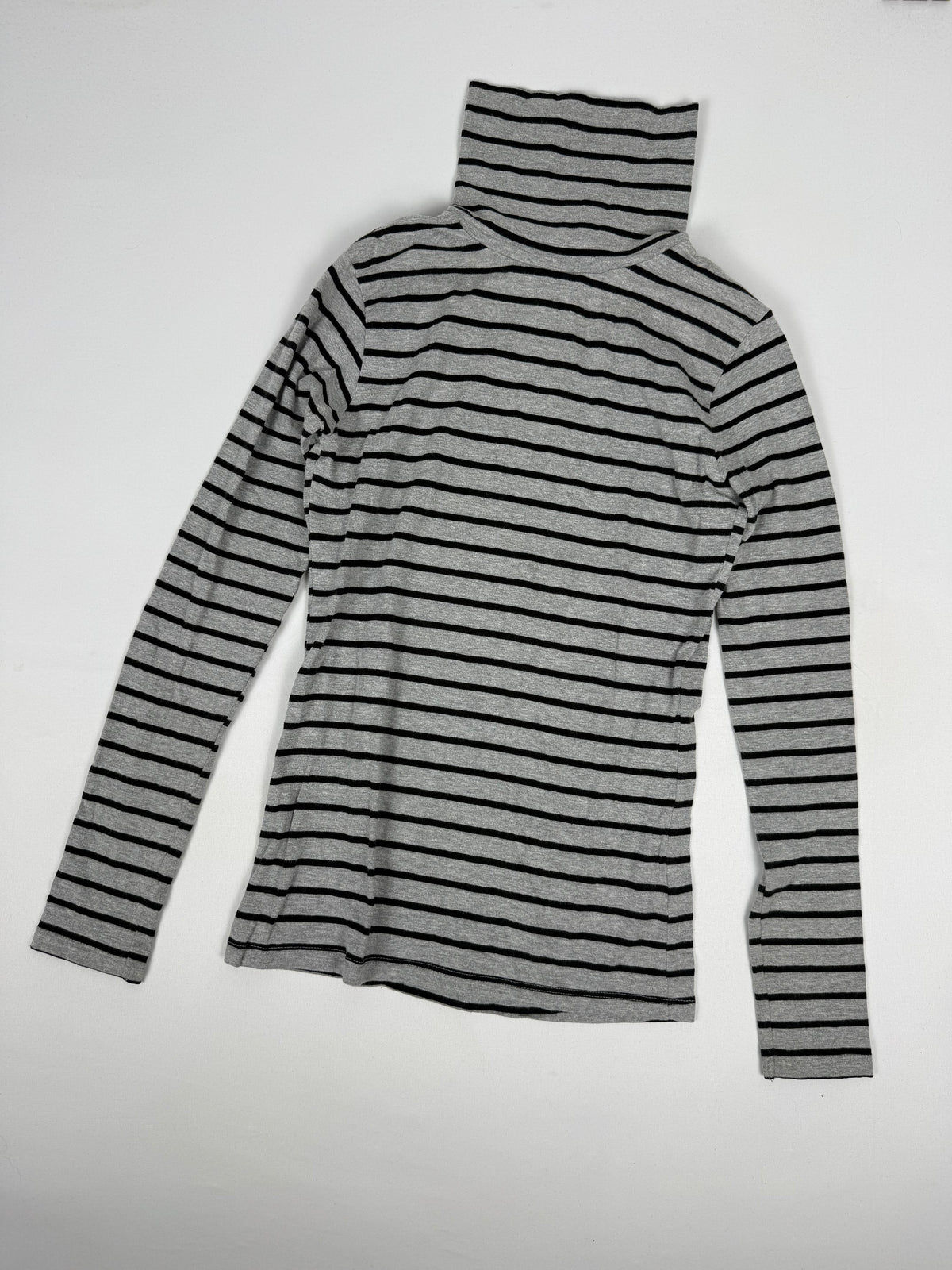 Haut à manches longues à rayures noires avec capuche (XS)