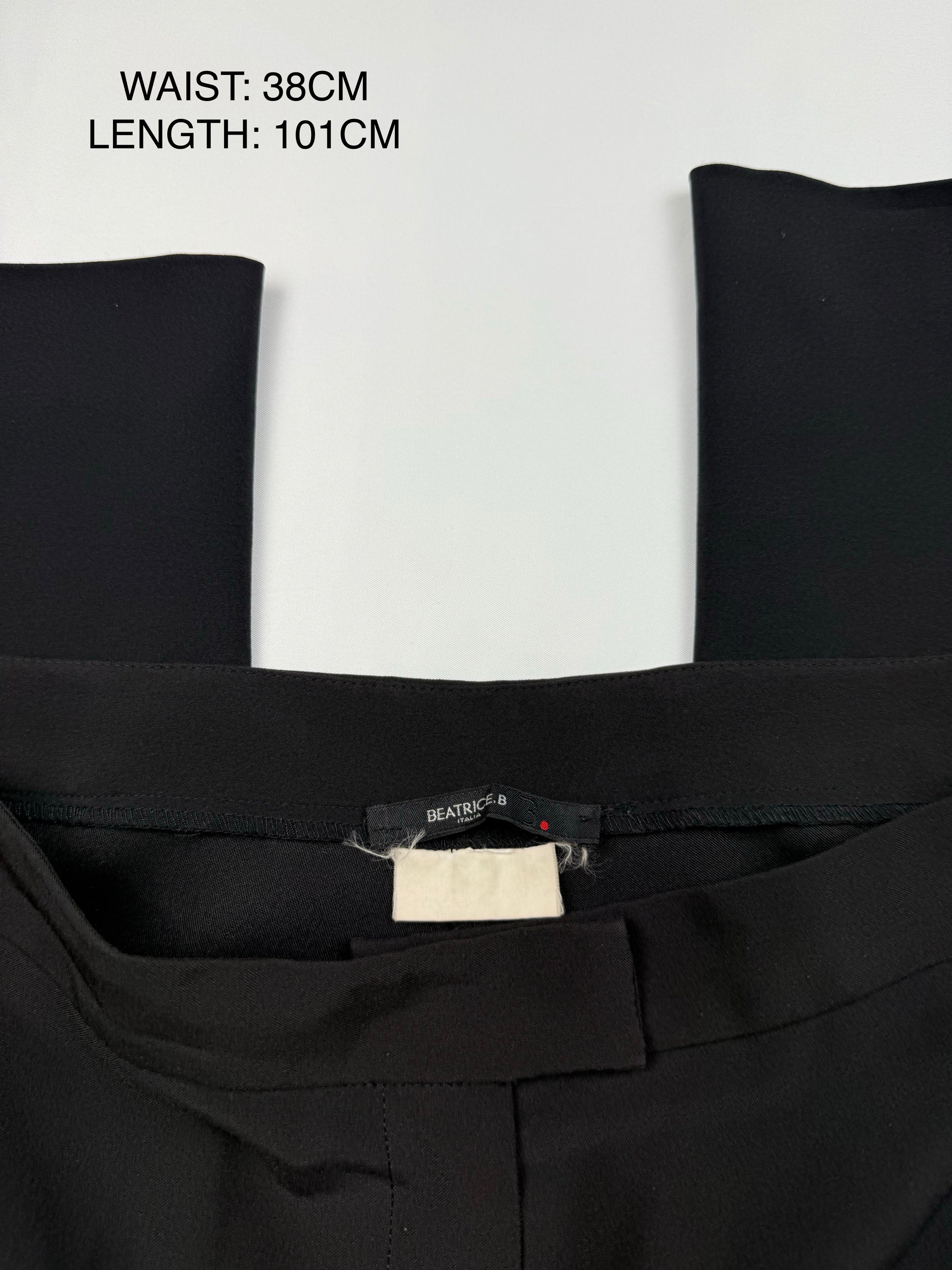 Low rise office baggy pants (M)
