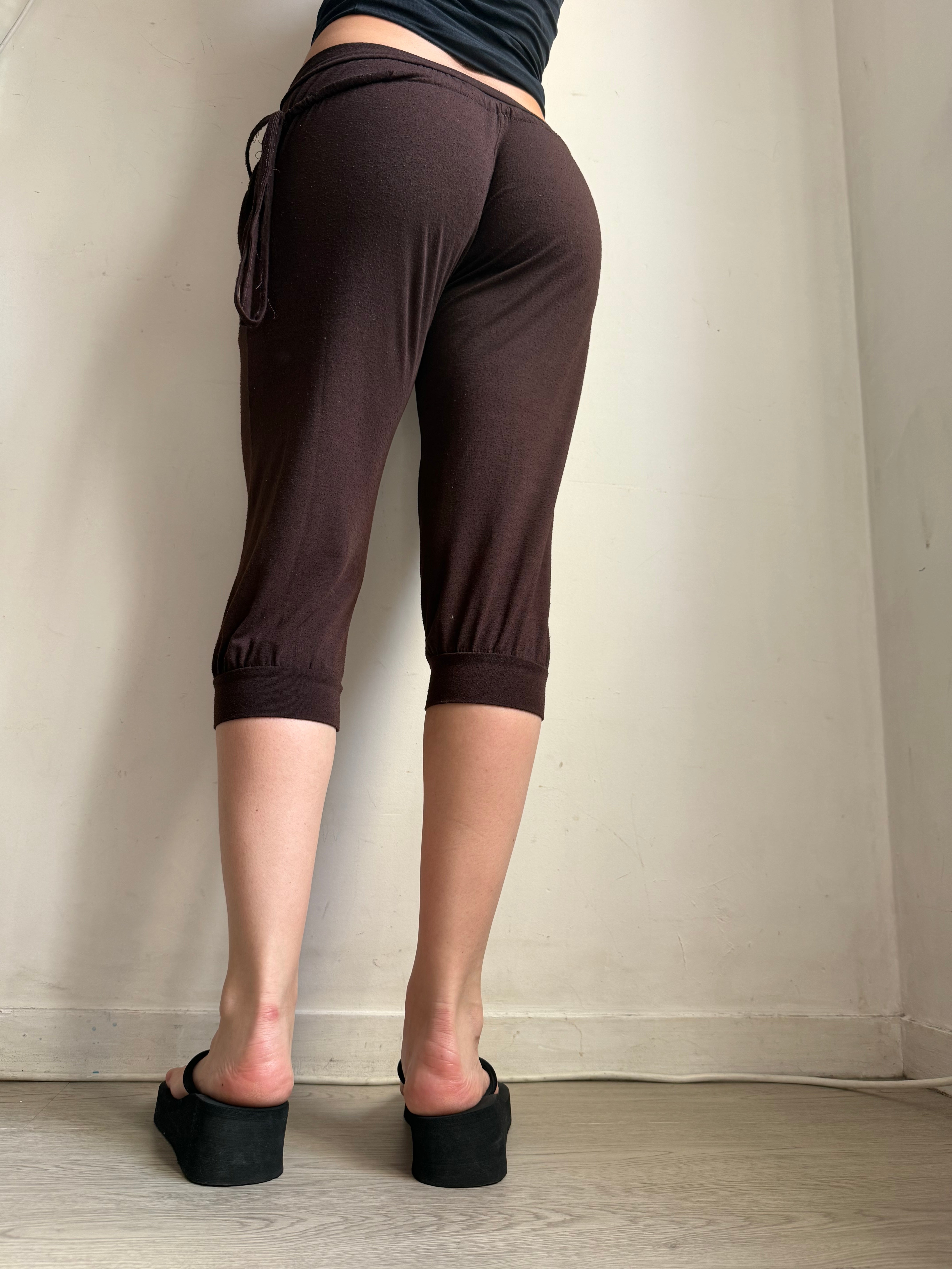 Brown sirwal capri pants (S)