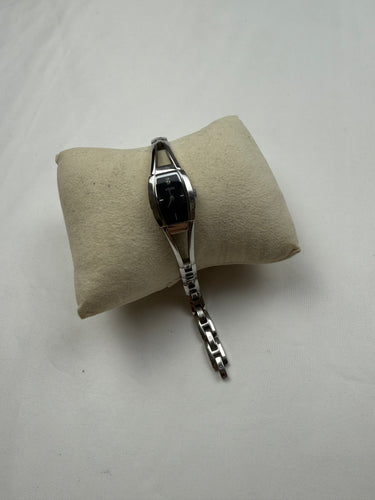 Vintage silver inox bracelet jewelry watch