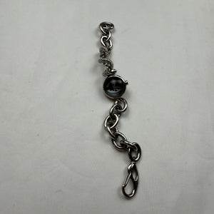 Vintage silver stainless steel snake watch jewelry