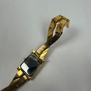 Vintage gold stainless steel jewelry watch