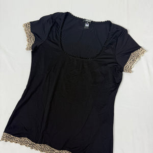 Black panther print underwear lycra tee (L)