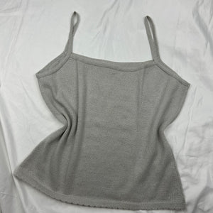 Grey glitters cami top (L)