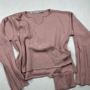 Pink pocket jumper (S/M)