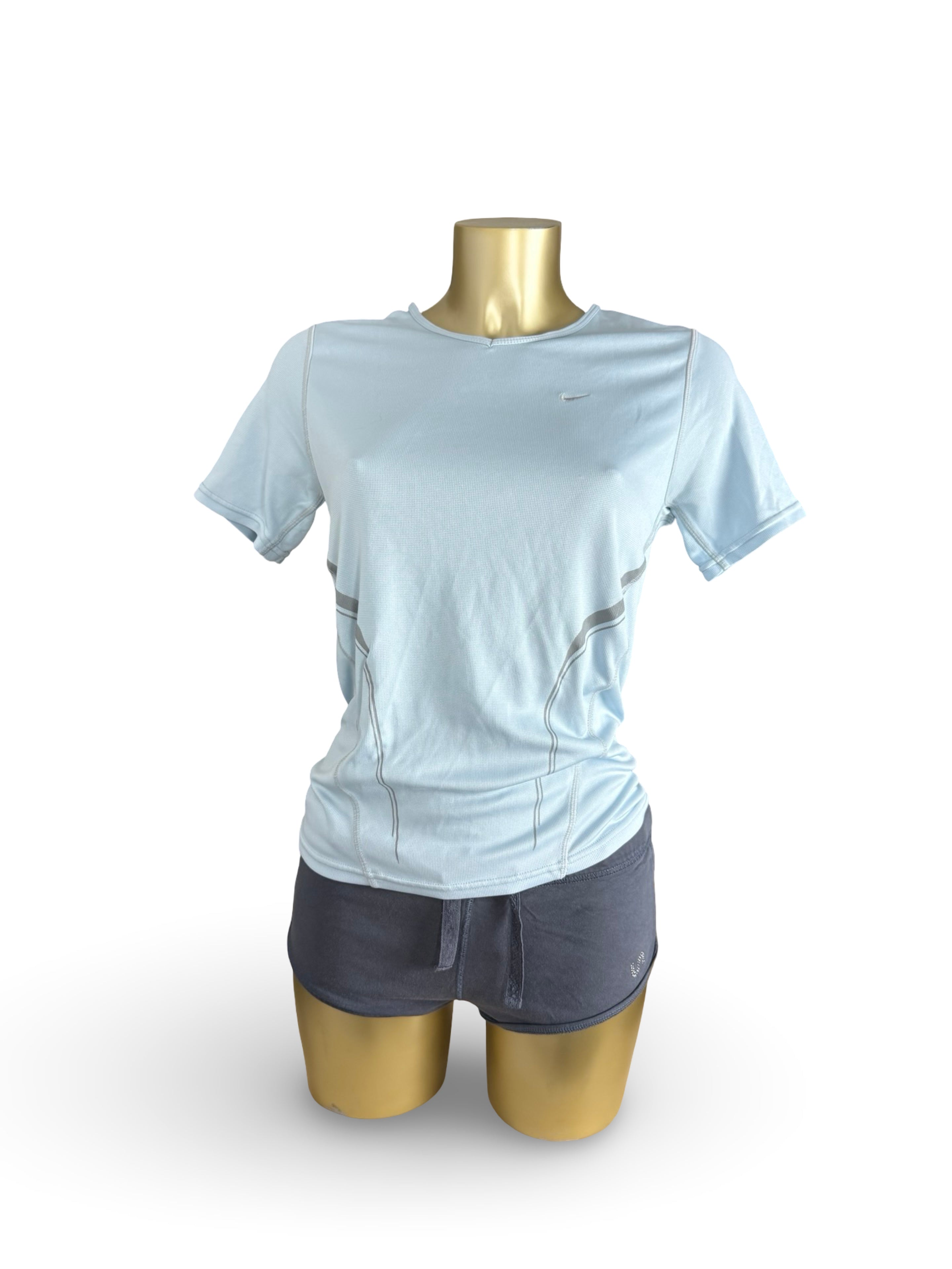 Baby blue activewear tight fit tee (XL)