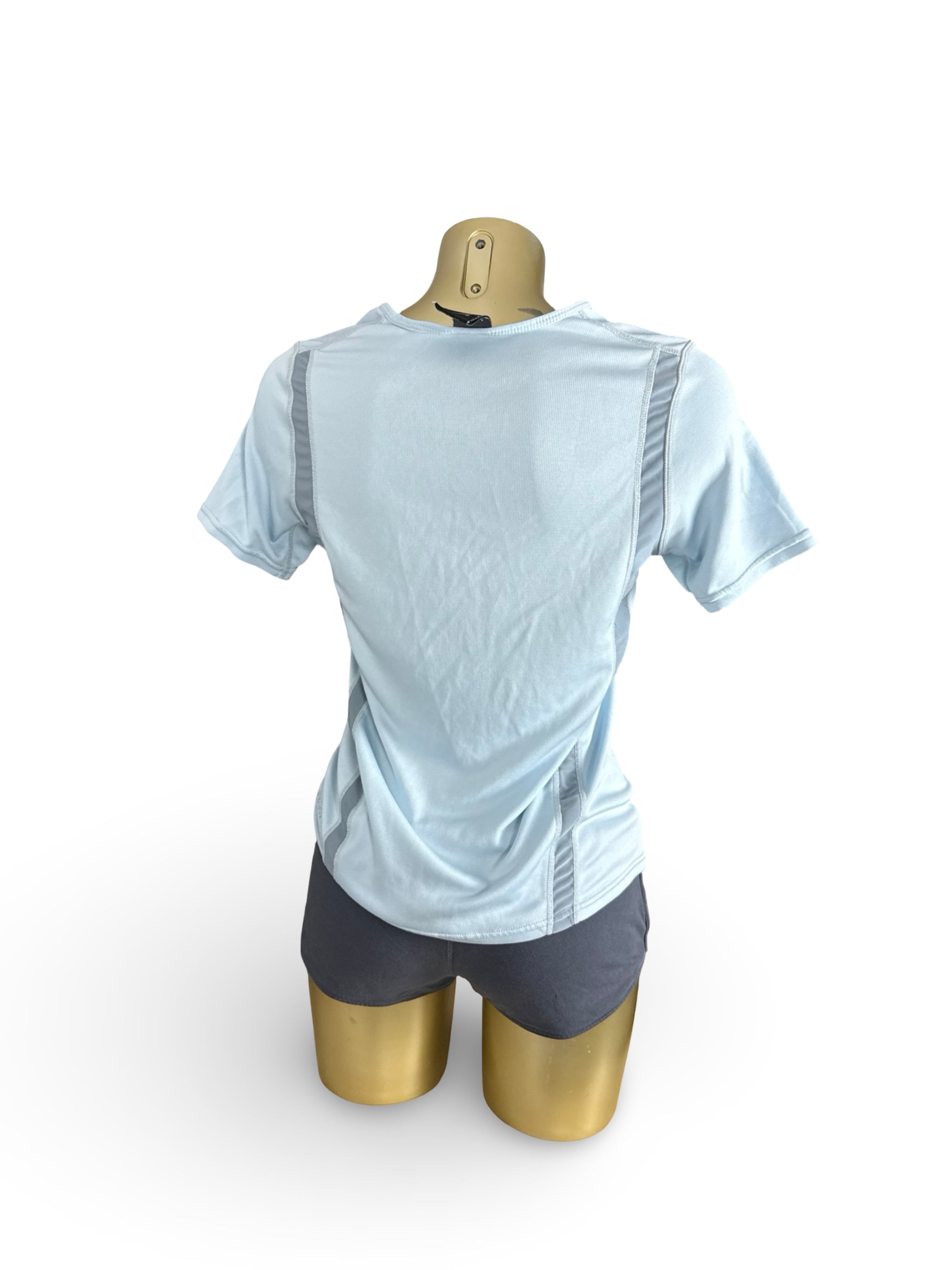 Baby blue activewear tight fit tee (XL)