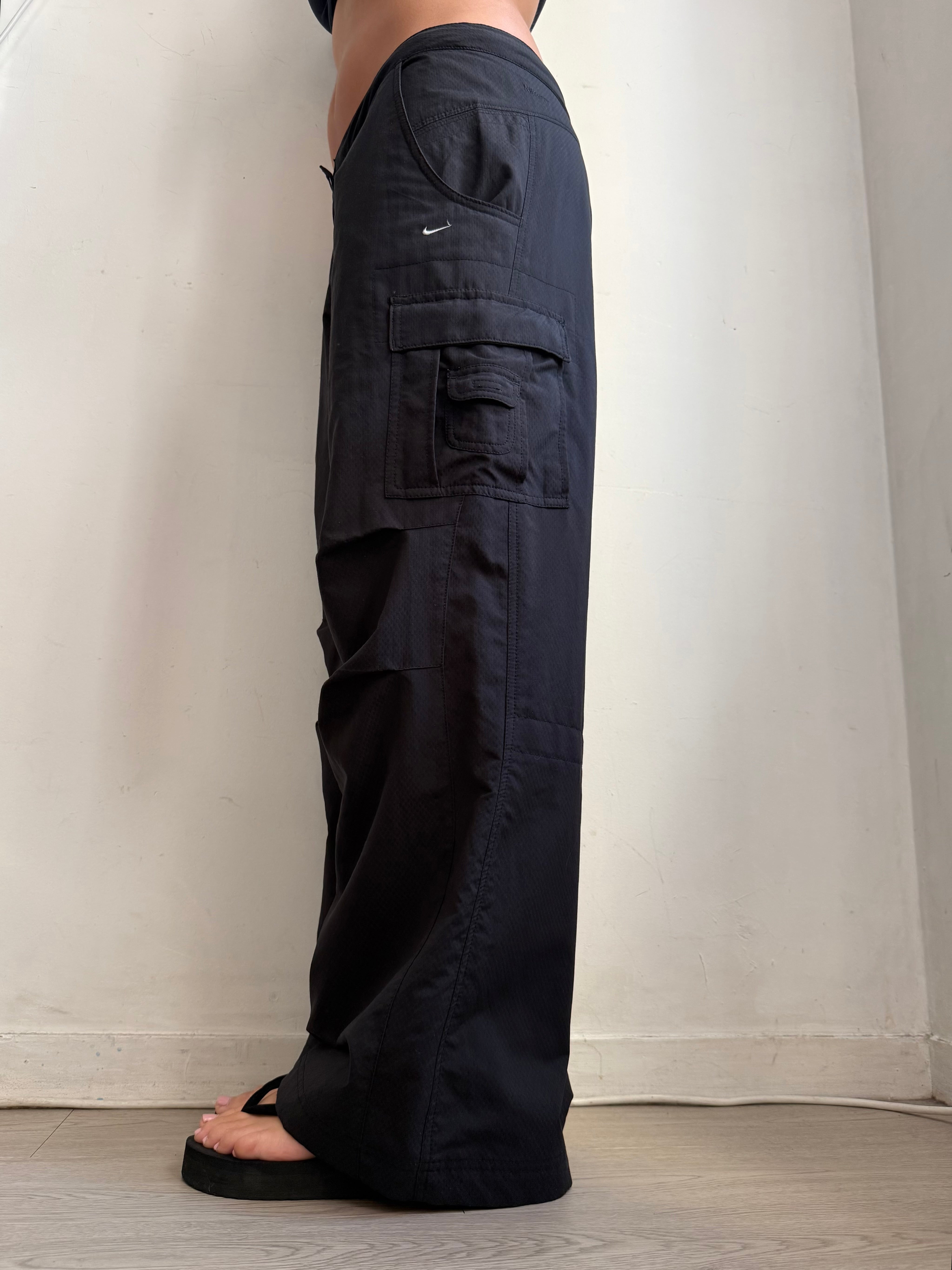Pantalon corsaire taille basse à pois (S/M)
