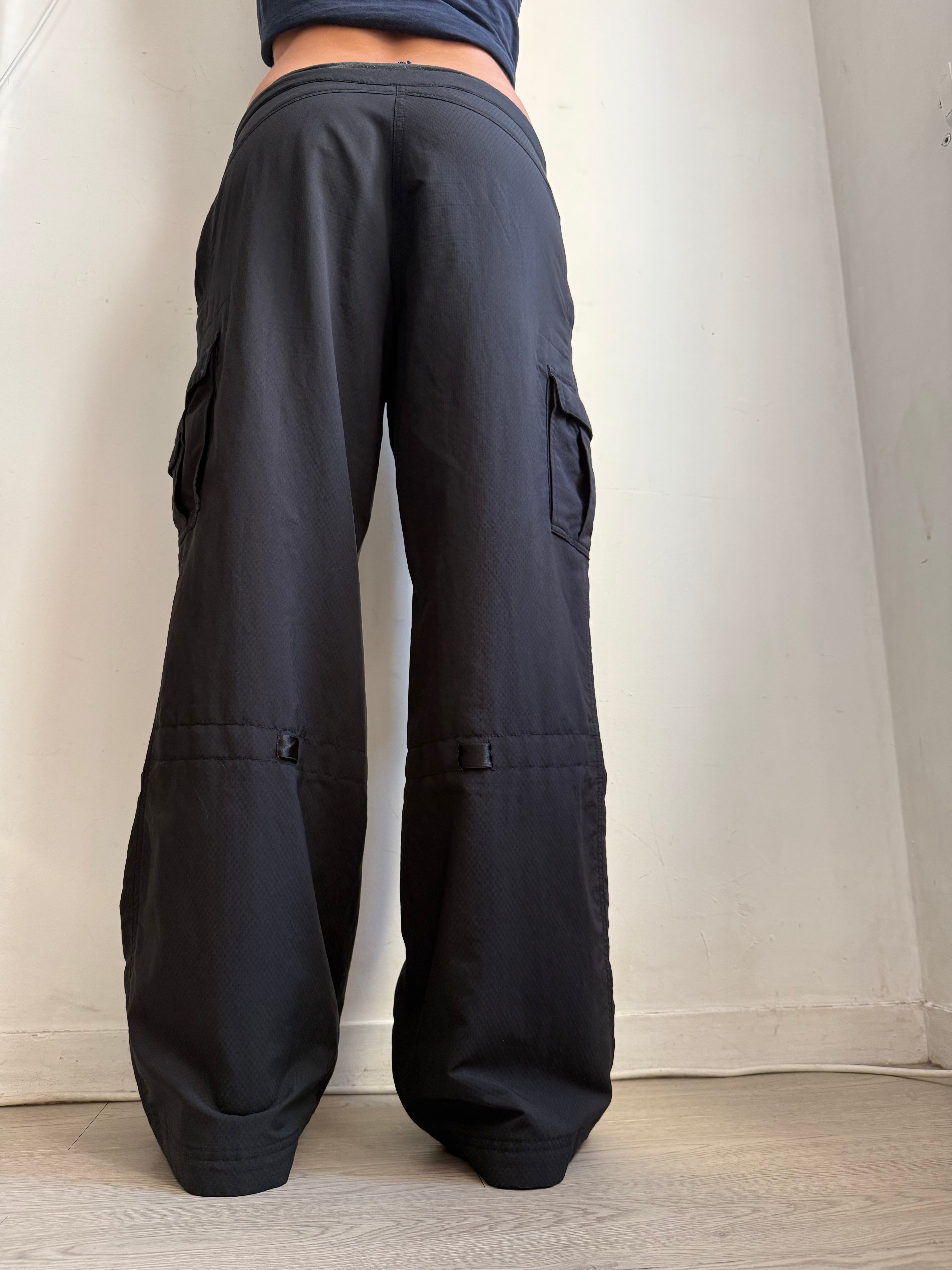 Pantalon corsaire taille basse à pois (S/M)