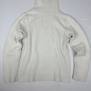 White turtleneck jumper (S/M)