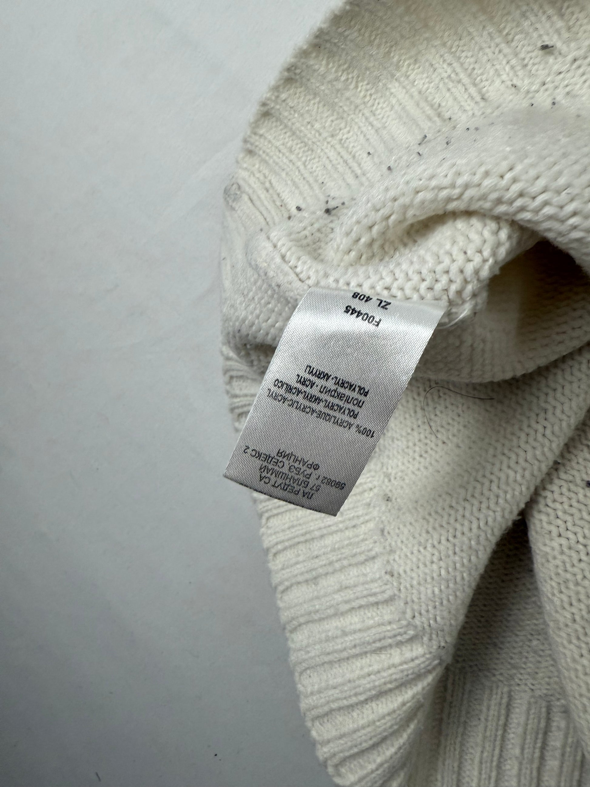 White turtleneck jumper (S/M)