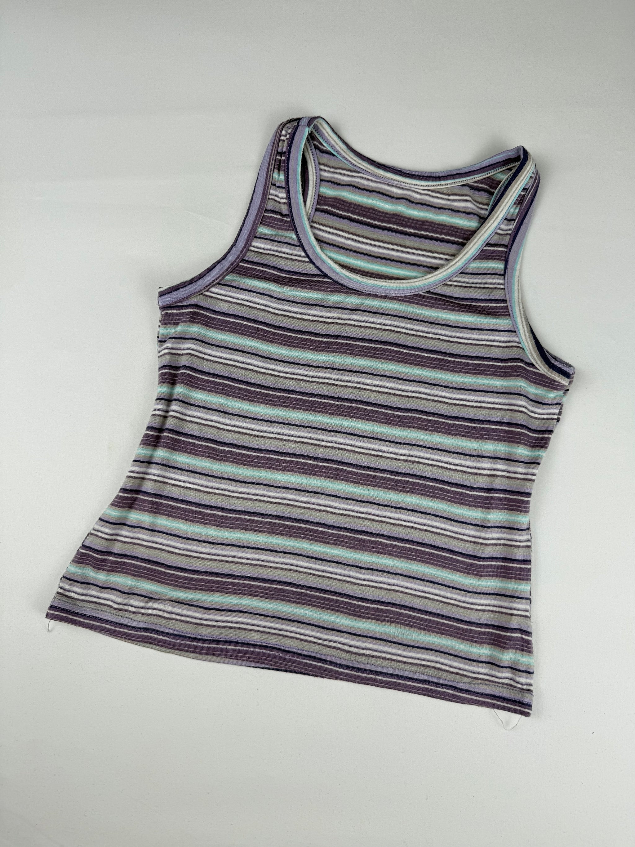 Lilac striped tank top (XS)