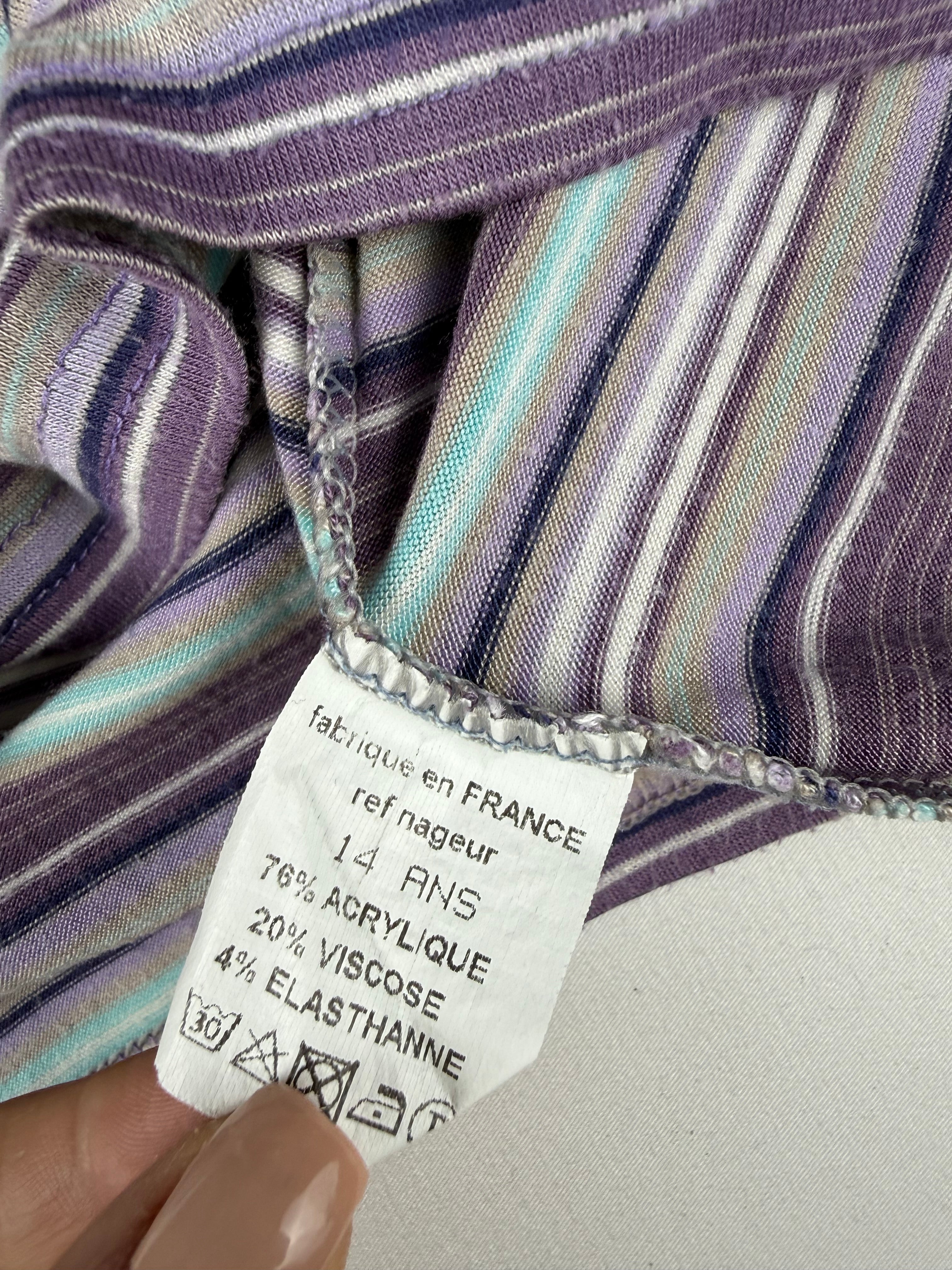 Lilac striped tank top (XS)