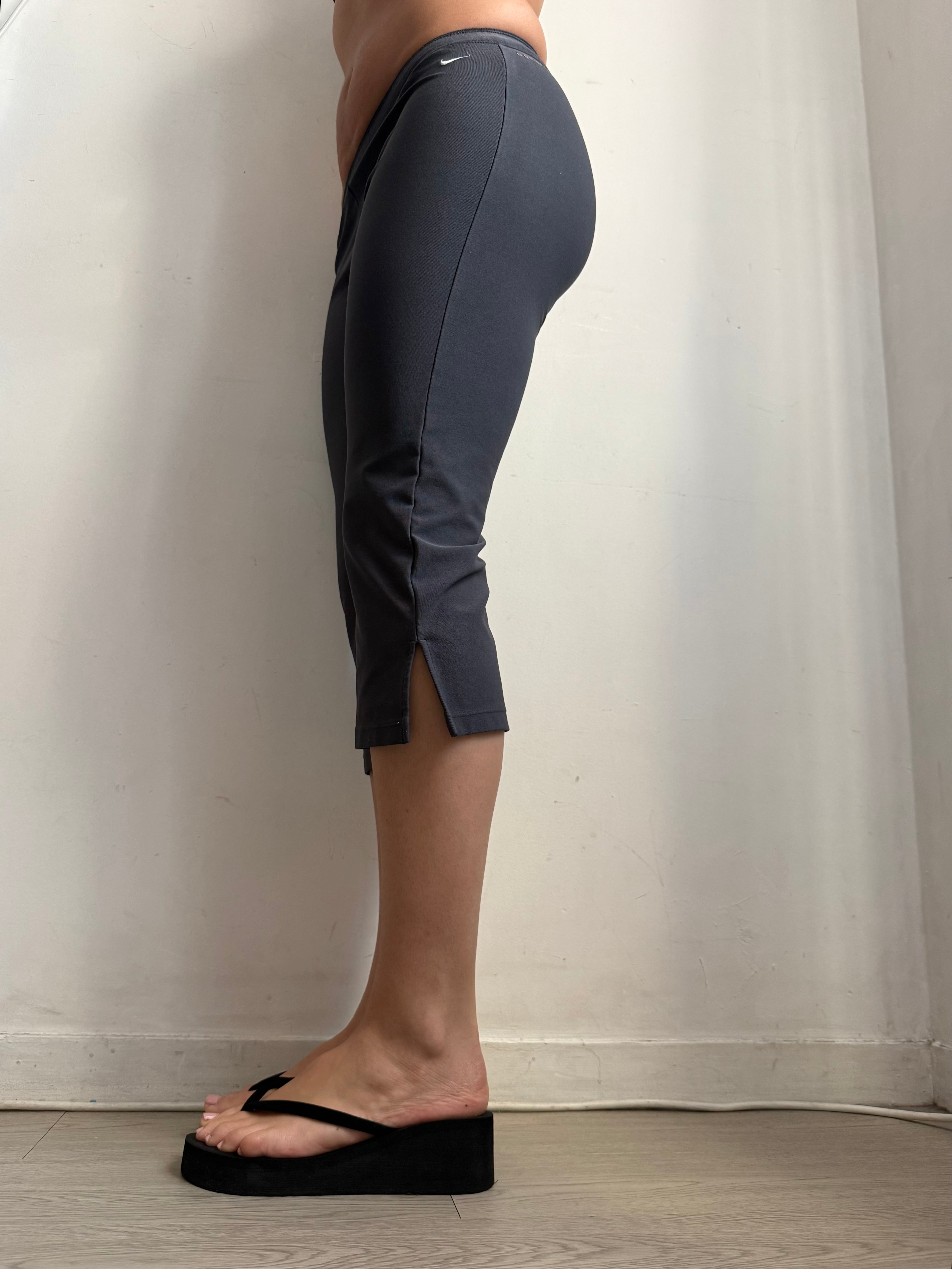 Pantalon corsaire taille basse à pois (S/M)