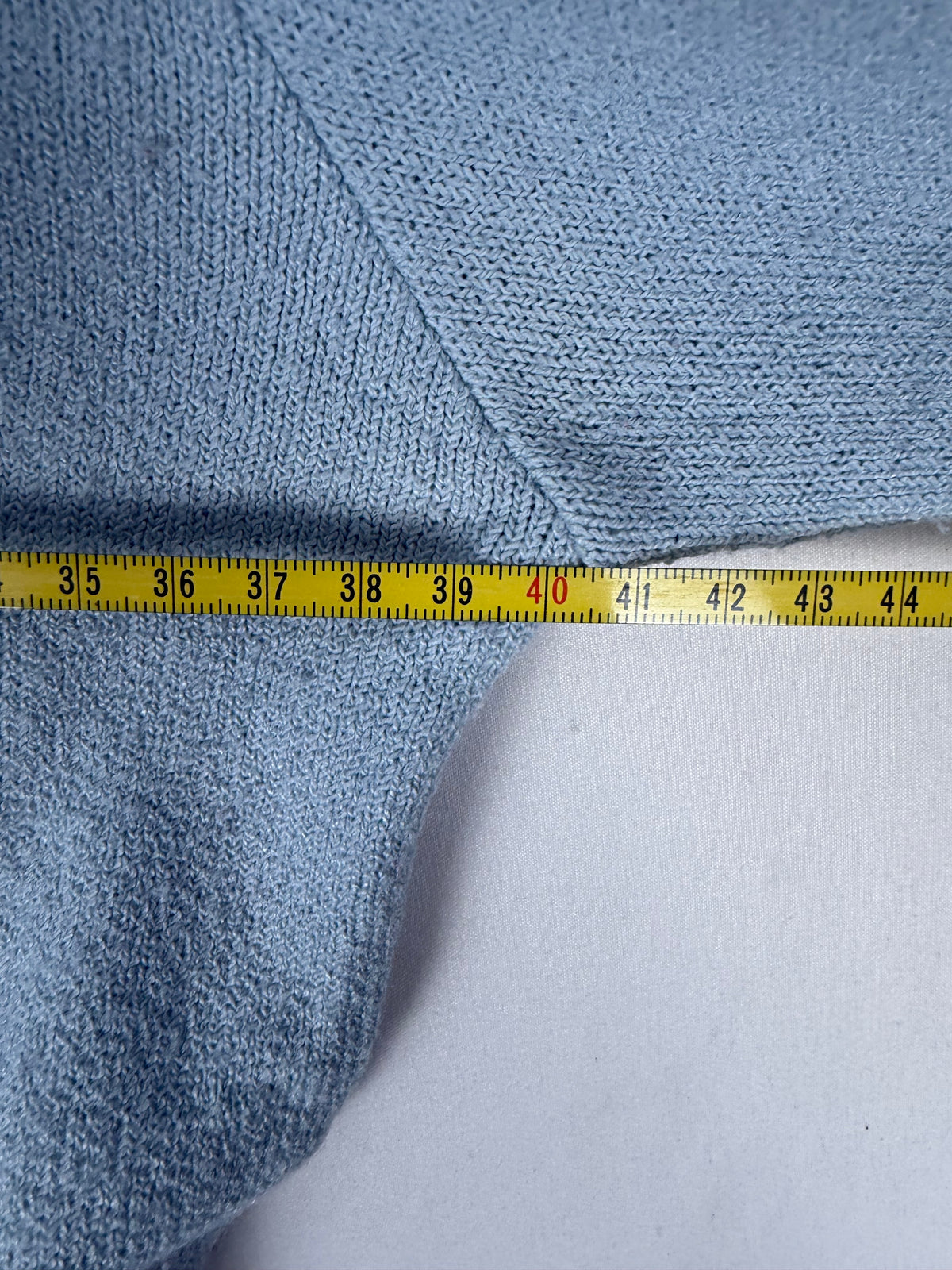 Pull à col montant bleu ciel (S)
