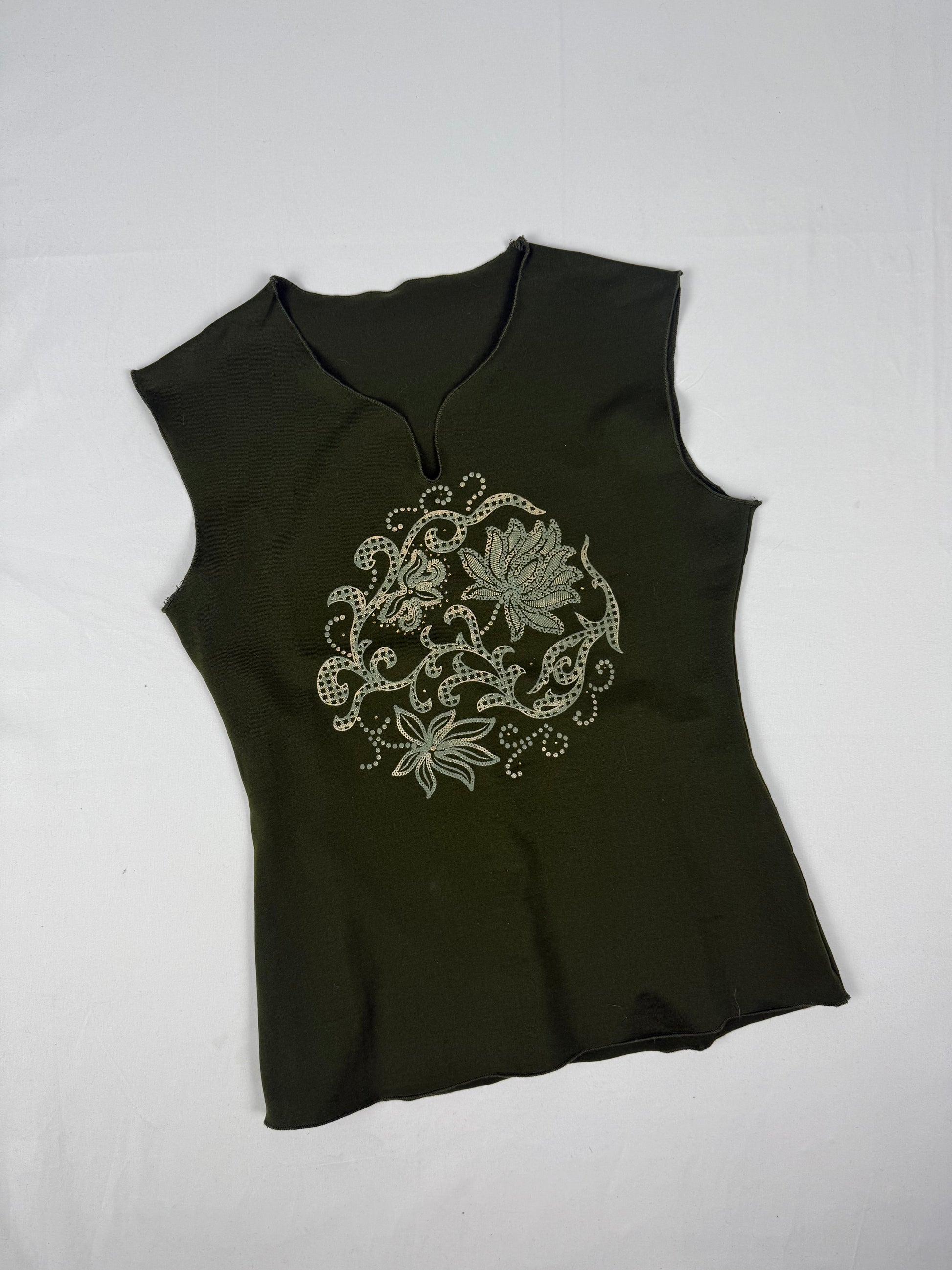 Graphic cotton top (S/M)