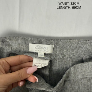 Grey office flare bootcut pants (S)