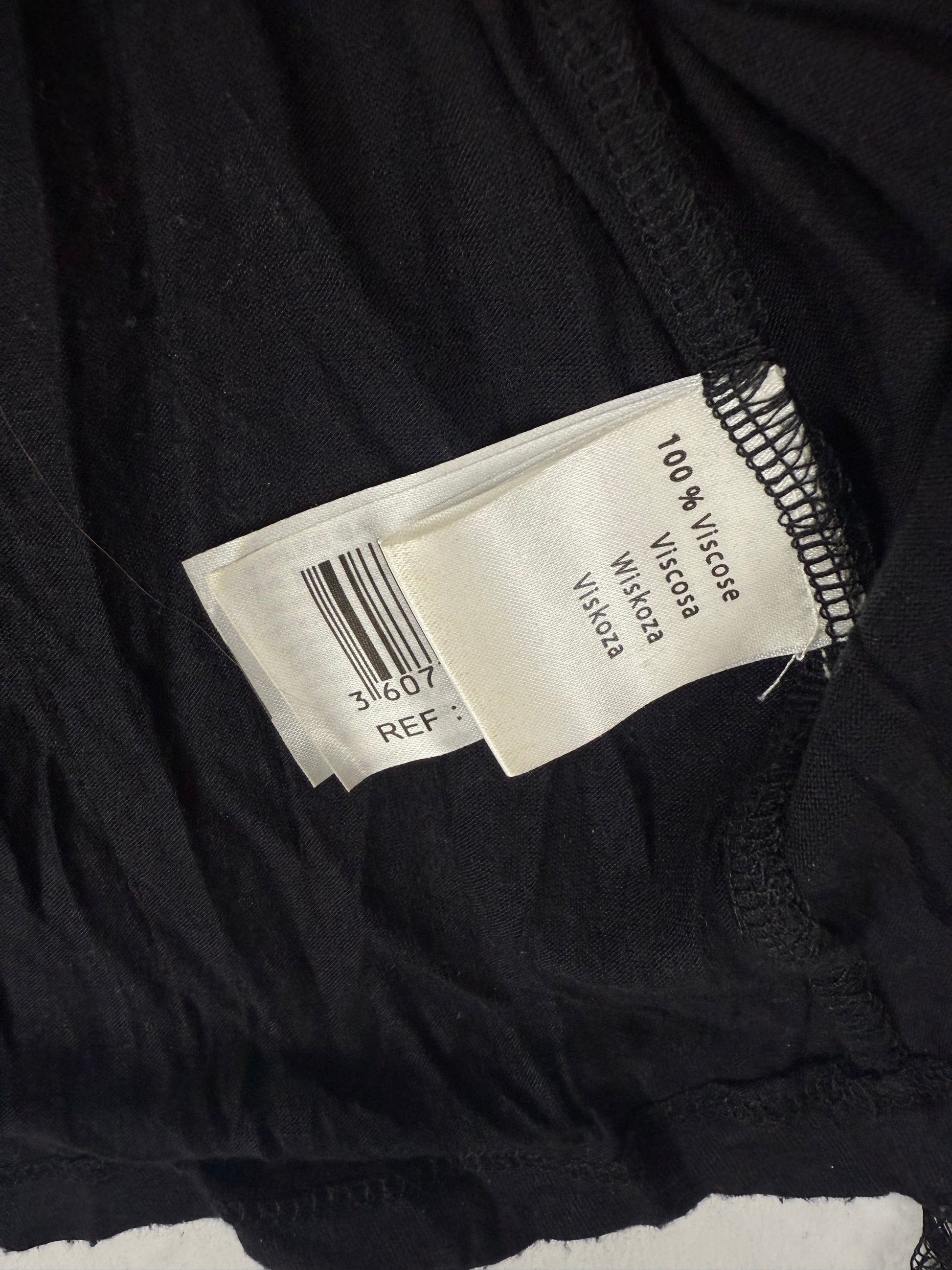 Black bi fabric lace long sleeves top (XS/S)