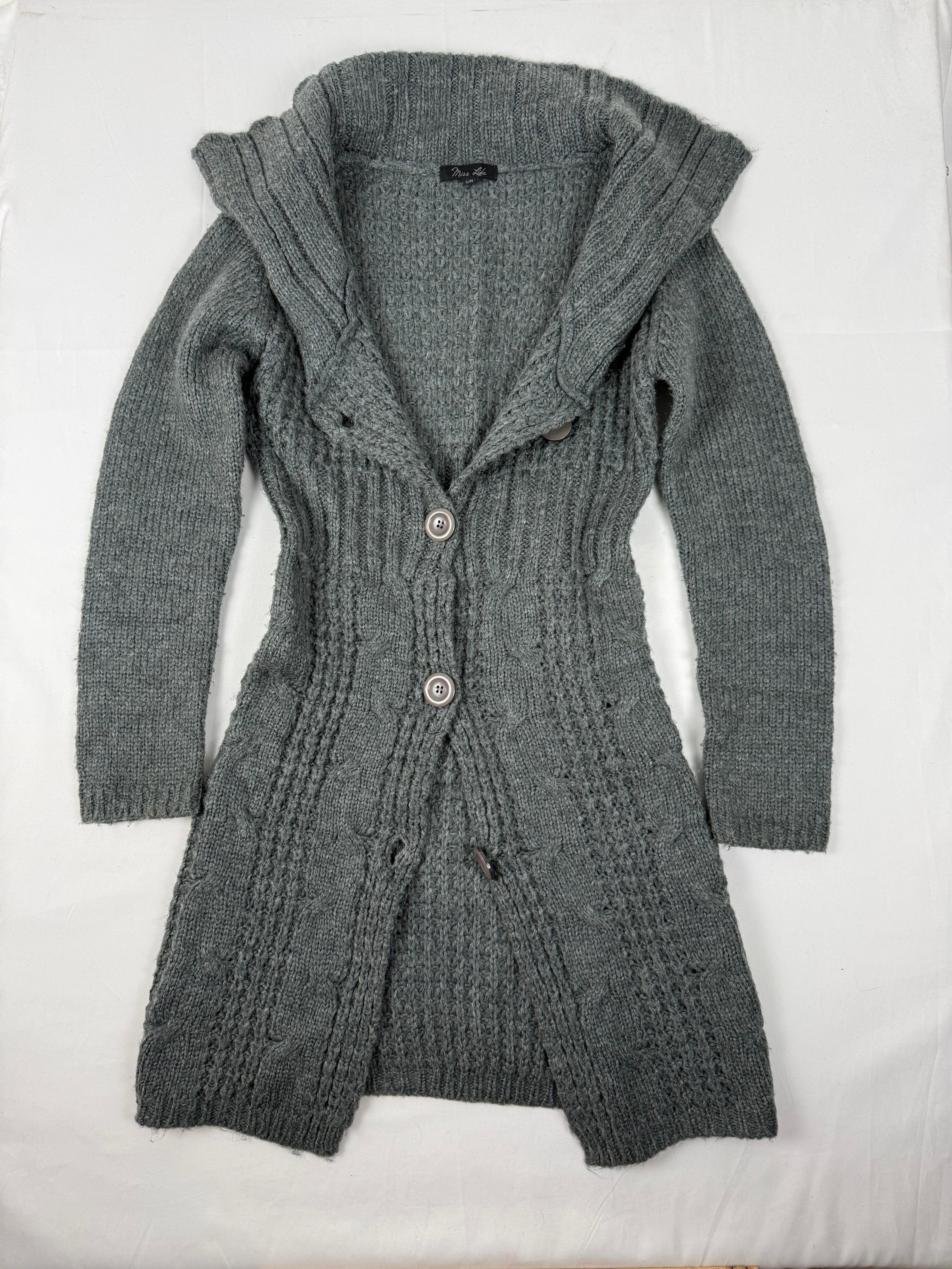 Grey maxi cardigan (S/M)