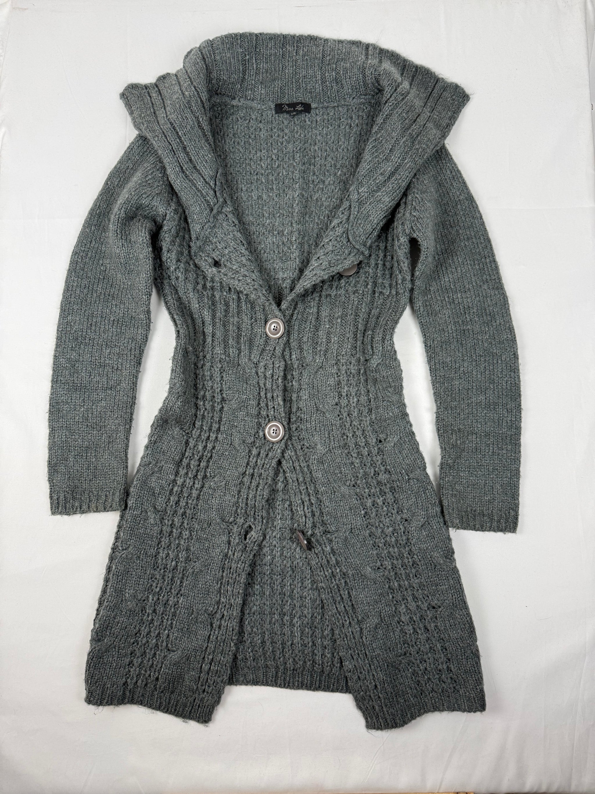Grey maxi cardigan (S/M)