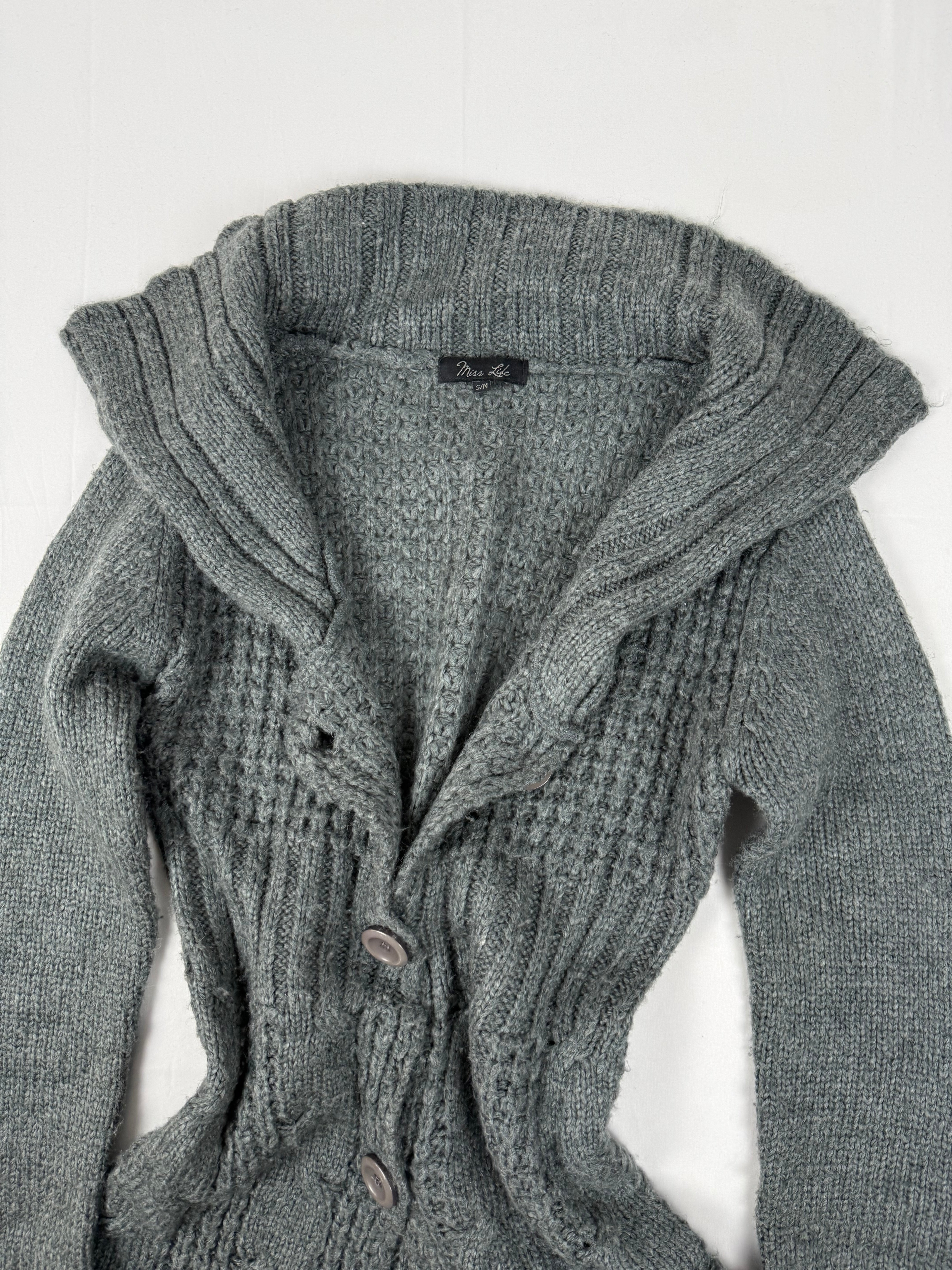 Grey maxi cardigan (S/M)