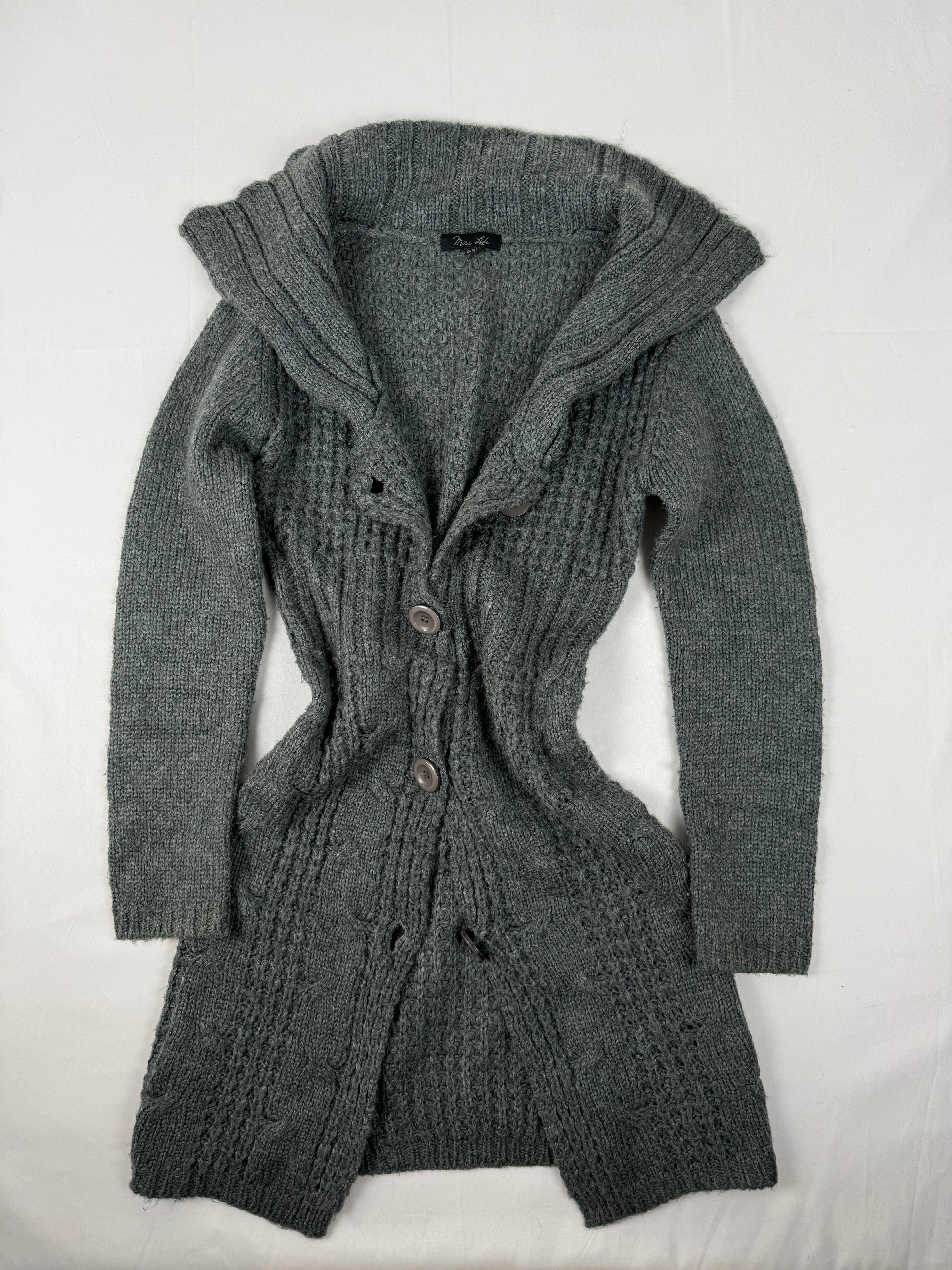 Grey maxi cardigan (S/M)