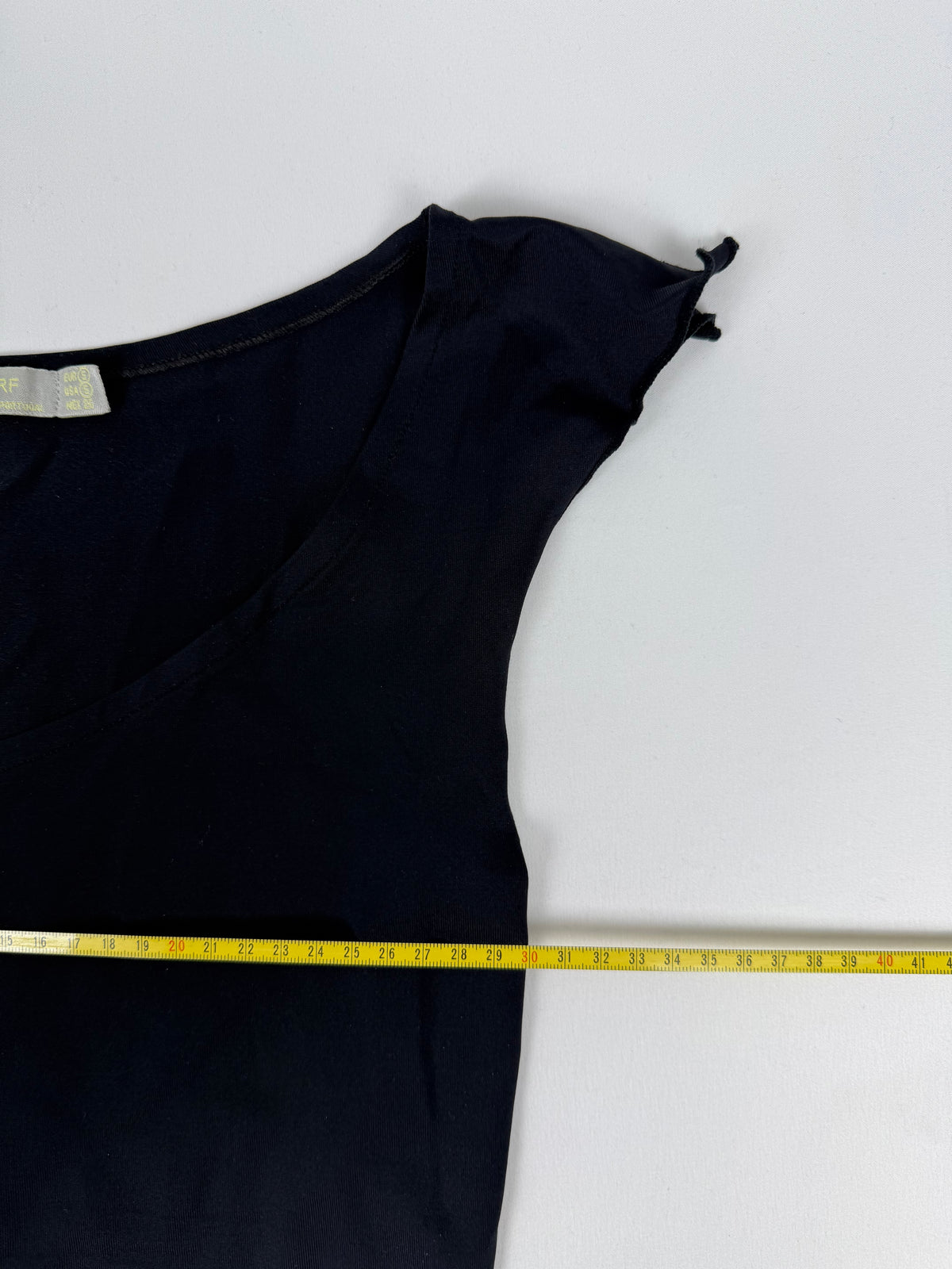 Black ultra stretchy asymmetric top (S)