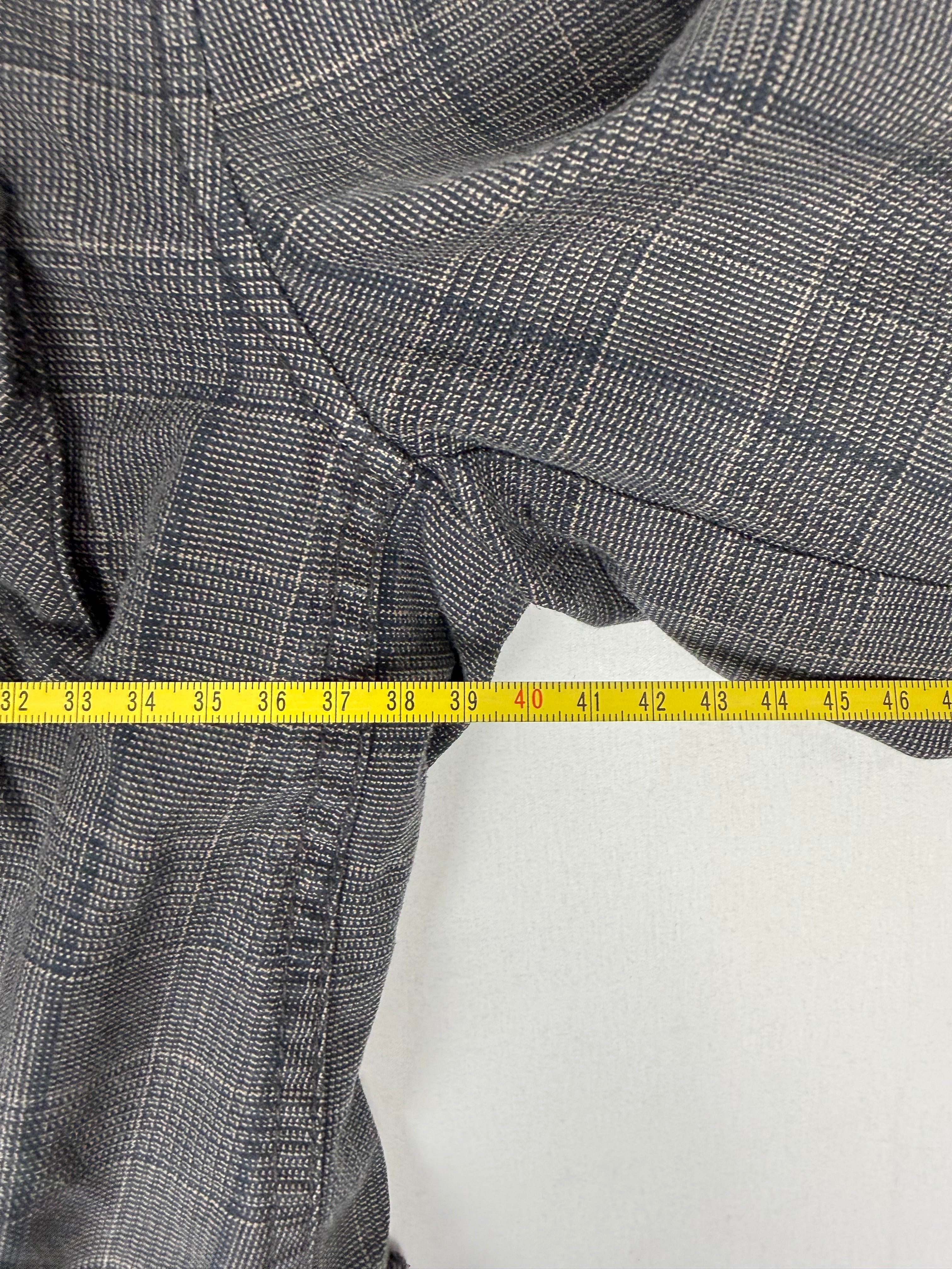 Blazer de bureau noir zippé (M)