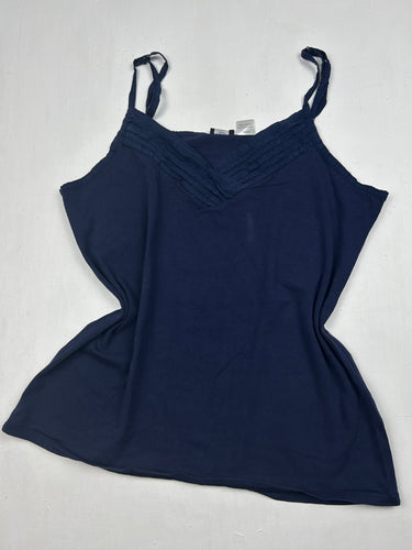 Navy cotton cami top (3XL)