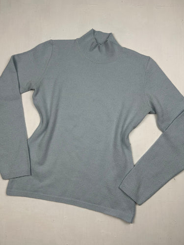 Baby blue high neck jumper (S)