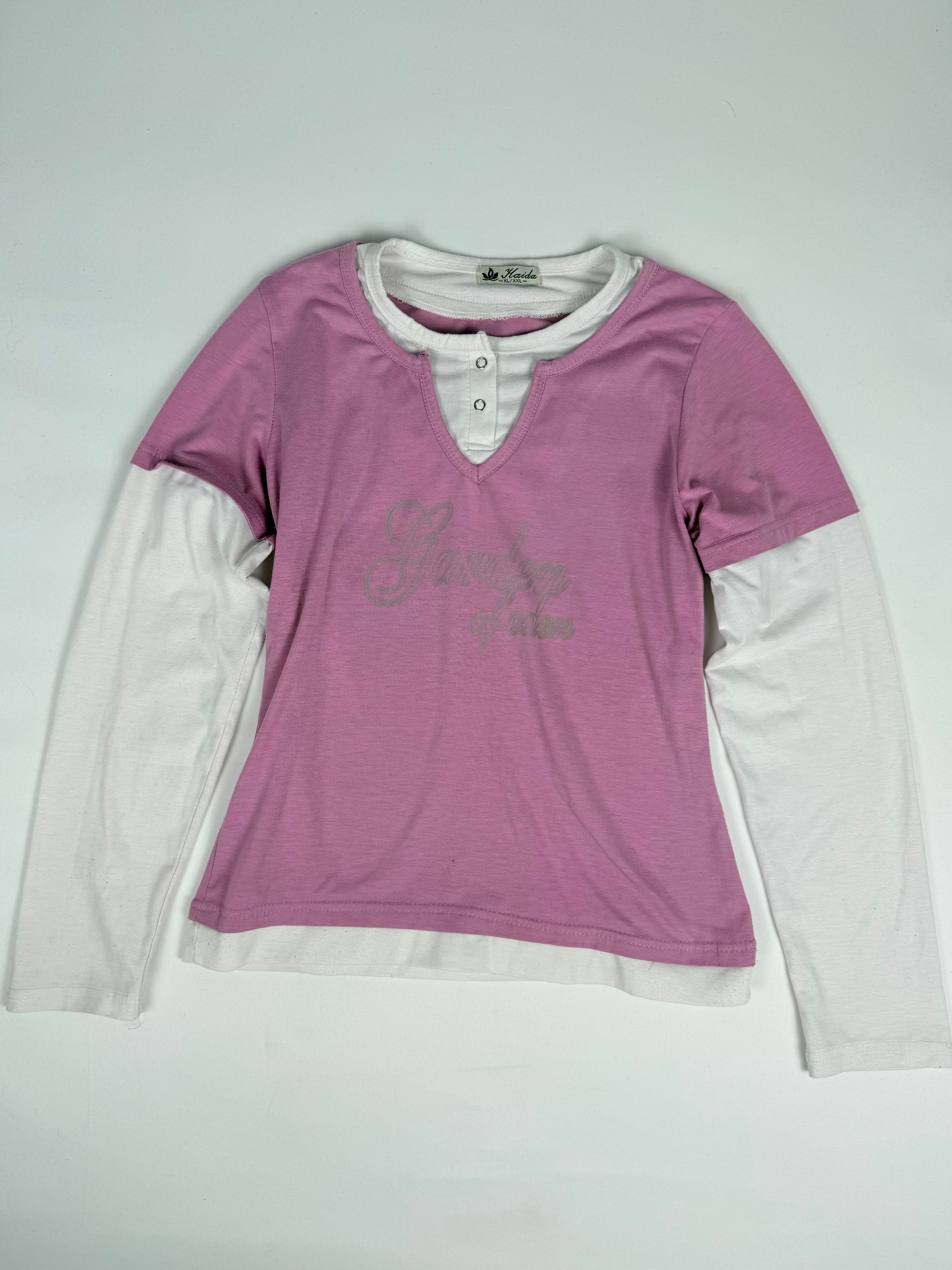 Pink long sleeves tee (XL)