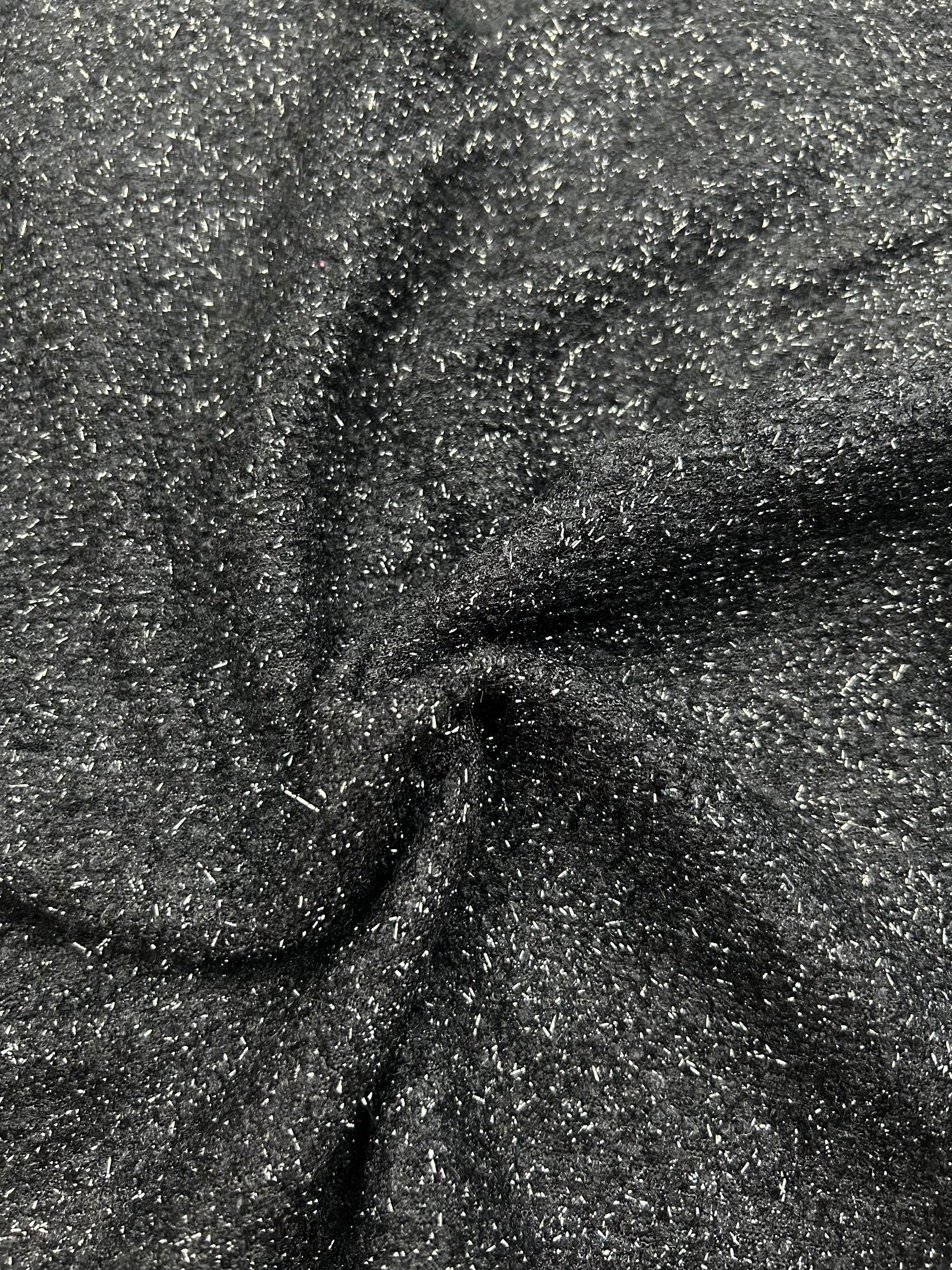 Black glitters knitted tank top (S/M)