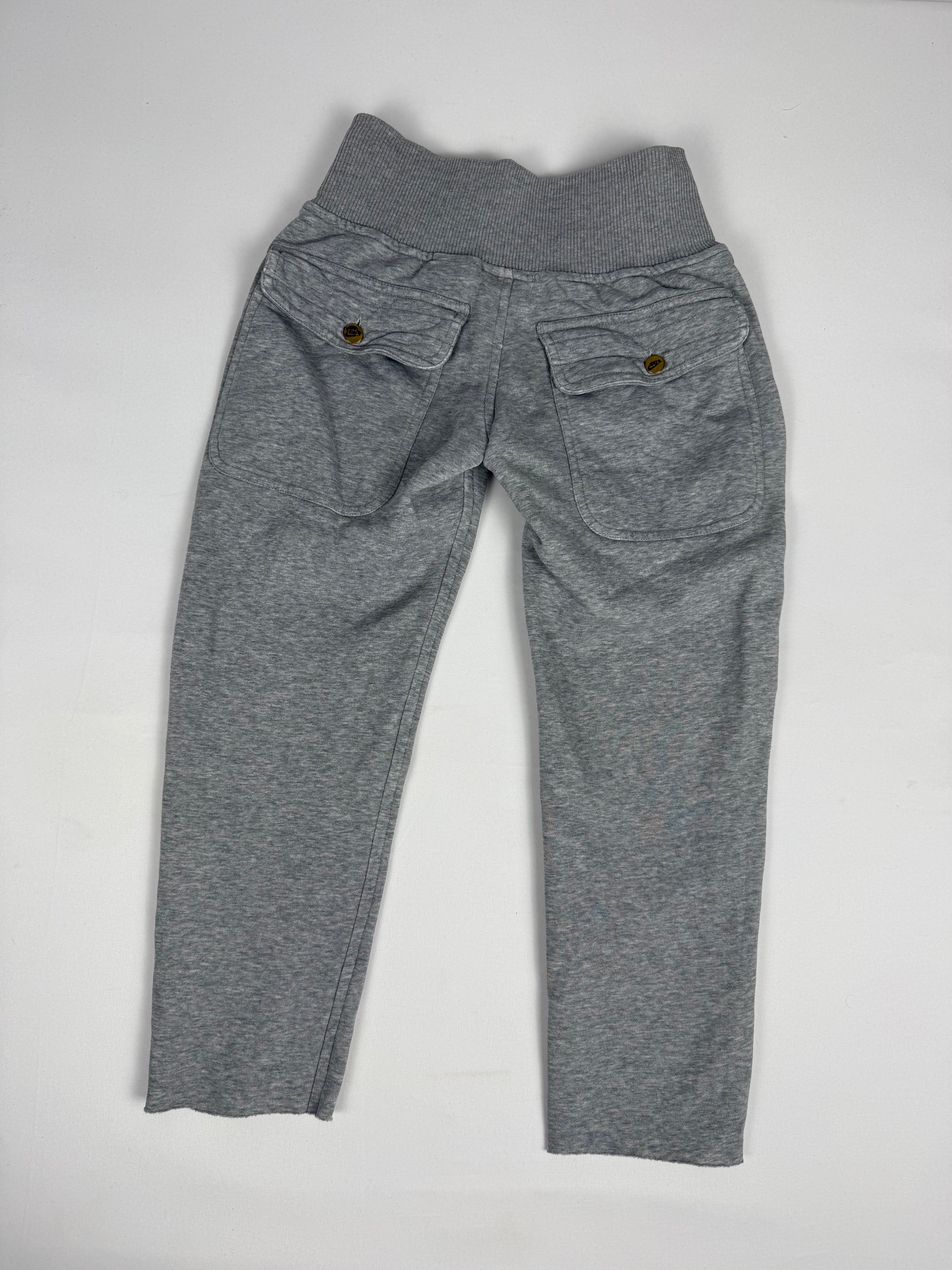 Grey activewear cotton capri pants (XS)