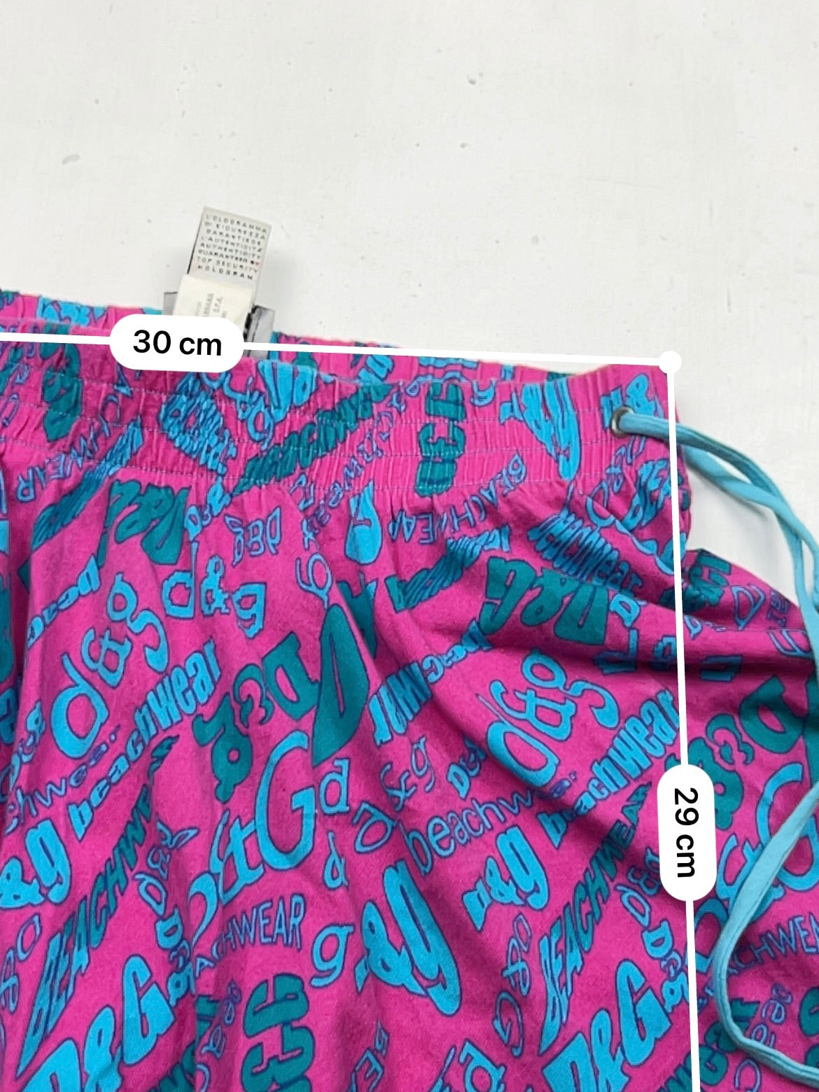 Purple low rise beachwear mini skirt (XS)