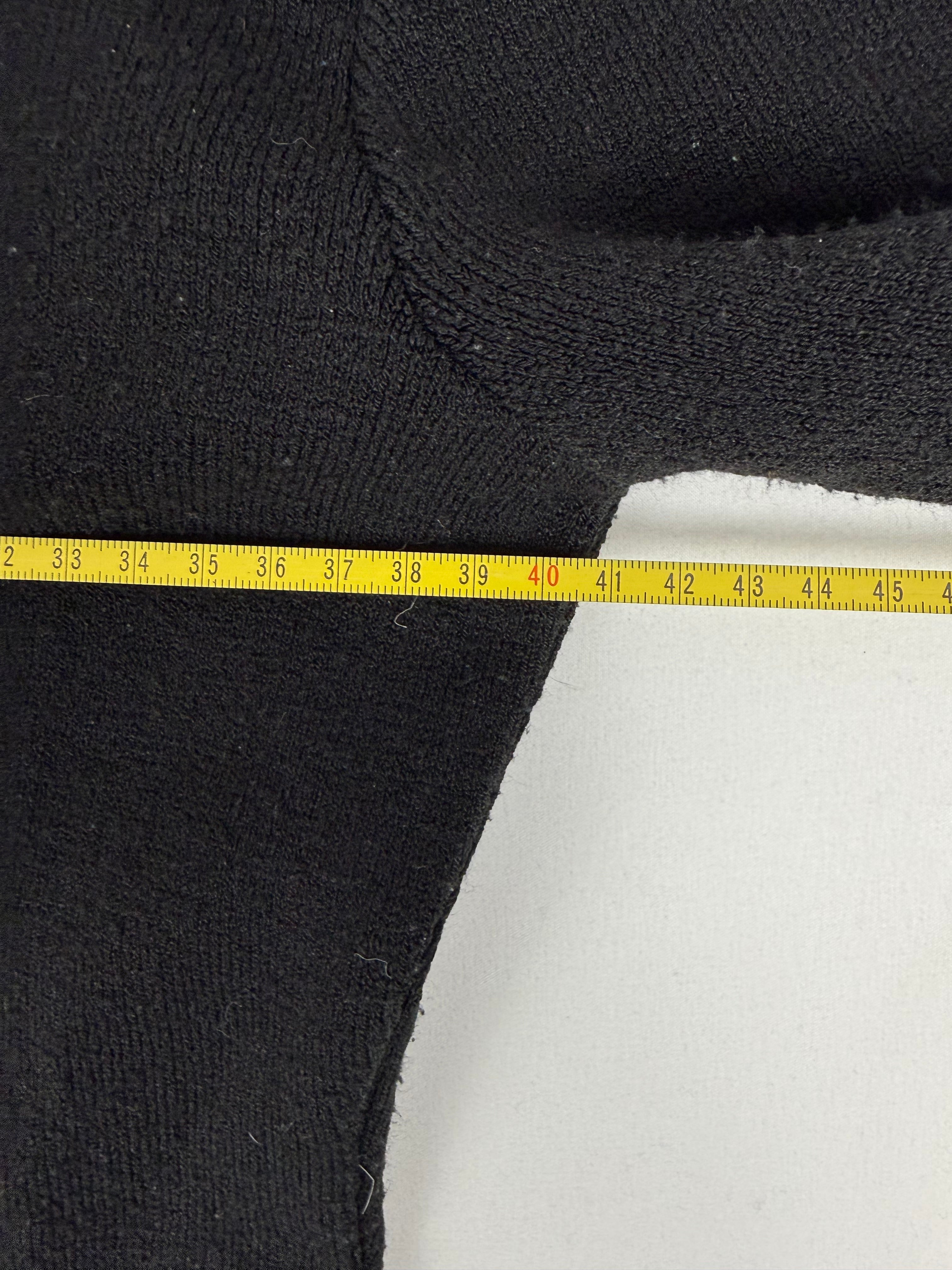 Black buckle belt knitted jumper (L)