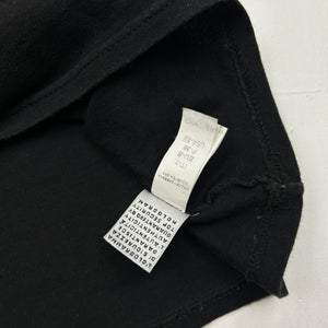 Black cotton bardot logo stretchy tee (XS)