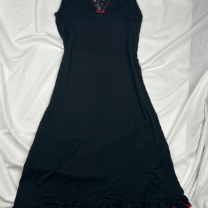 Black lace babydoll mini dress (S/M)