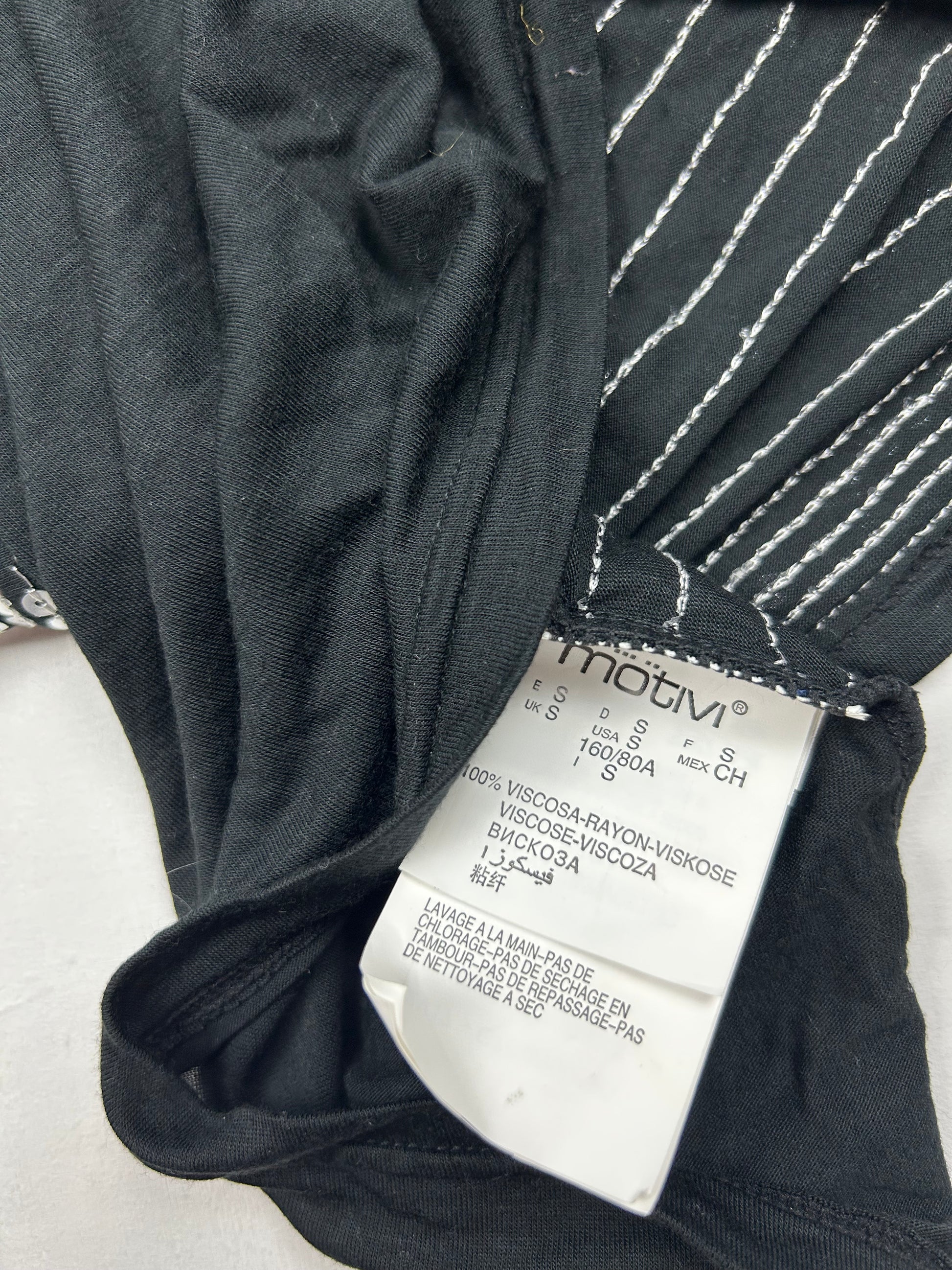 Black sequins cami top (S/M)