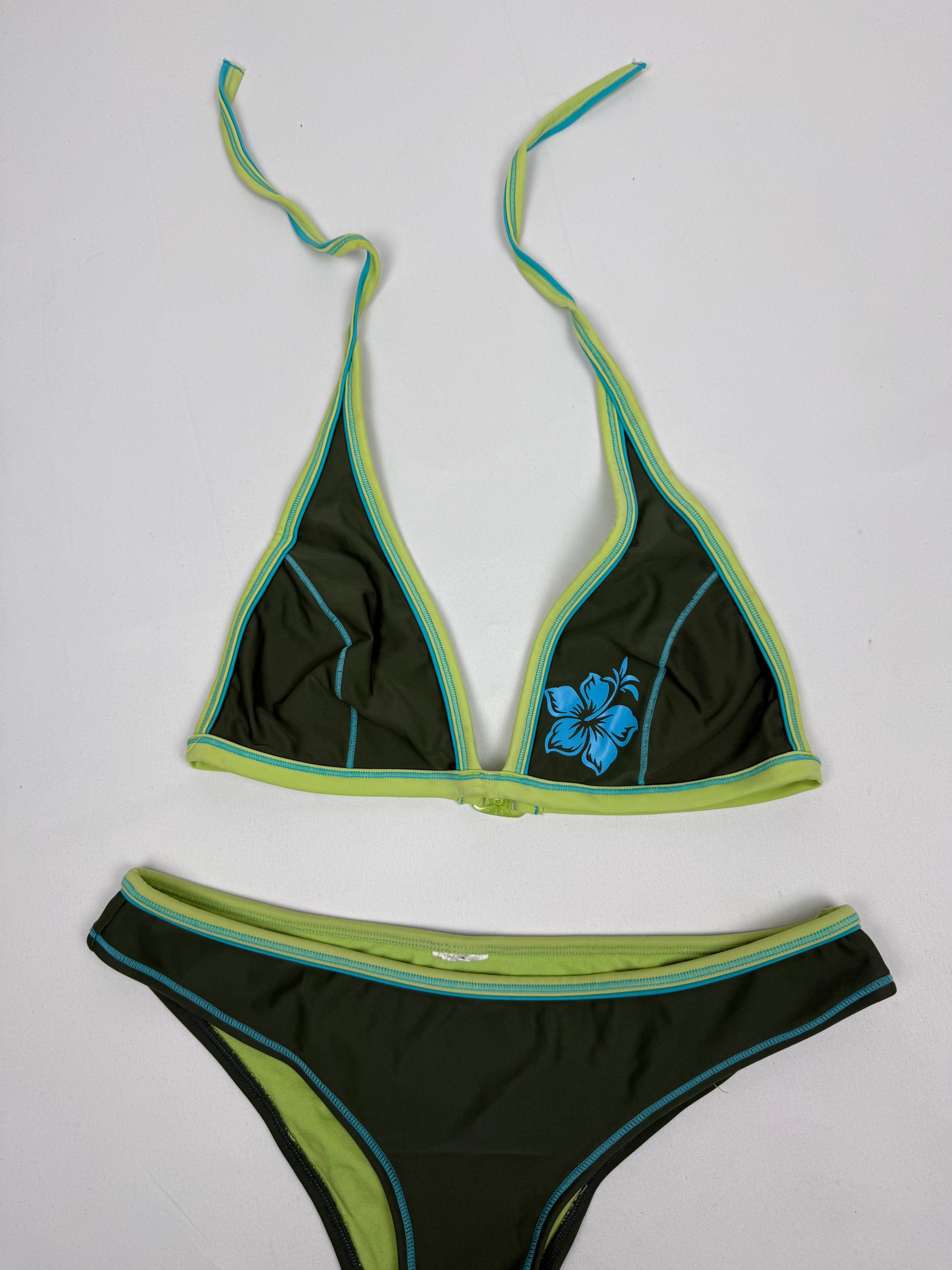 Khaki low rise bikini set (S/M)