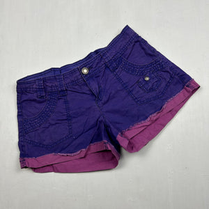 Purple 100% cotton low rise mini short (S)
