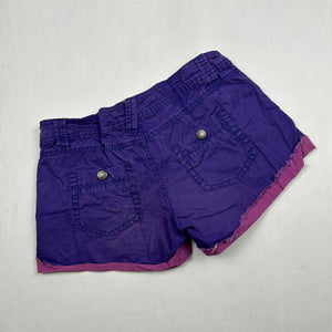 Purple 100% cotton low rise mini short (S)