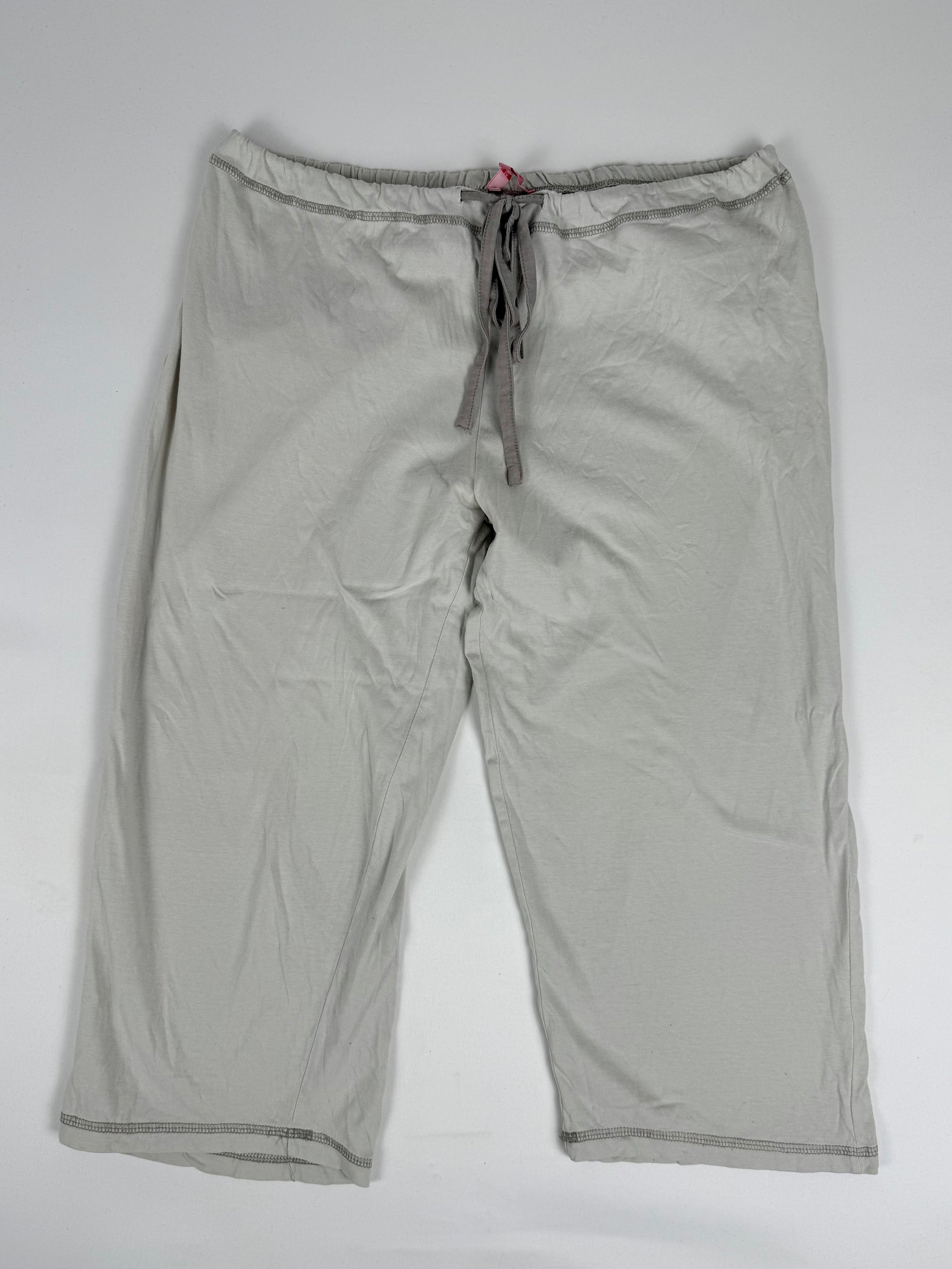 Grey cotton capri pants (XL)