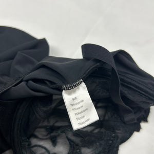 Black lace bodysuit top (M/L)