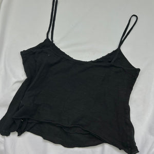 Black asymmetric summer cami  top (L)