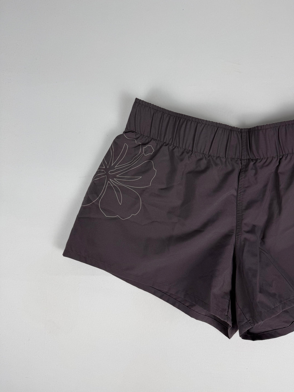 Mini-short de plage taille basse marron (XL)