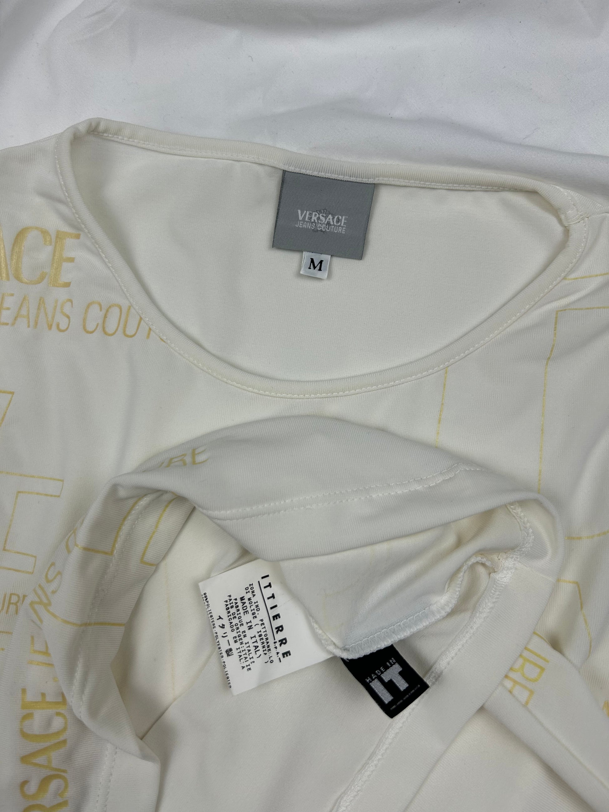 White logo tank top (S/M)
