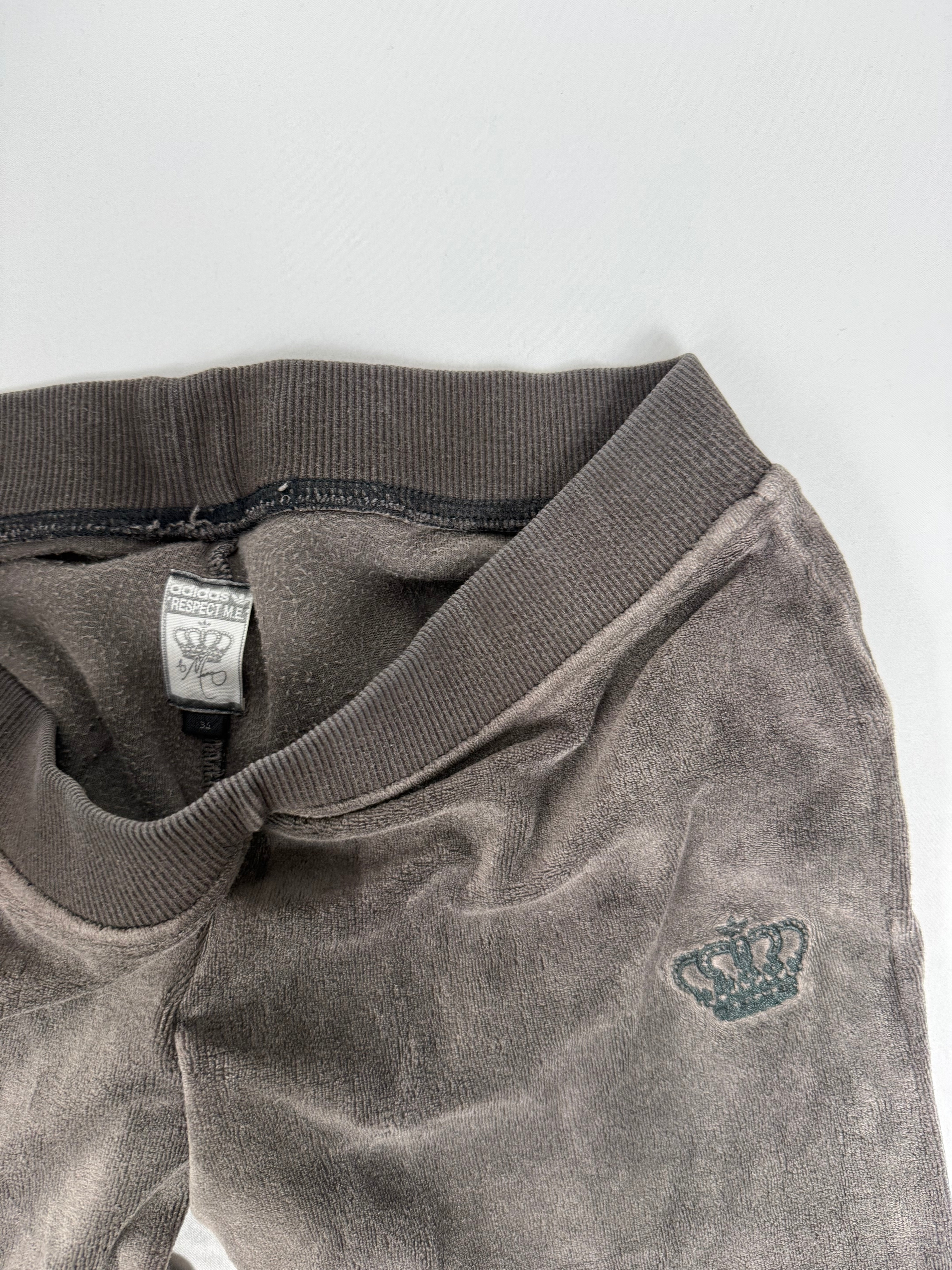 Pantalon droit taille basse en jean noir (XS)