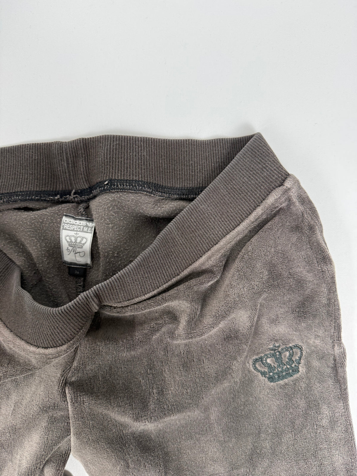 Pantalon droit taille basse en jean noir (XS)