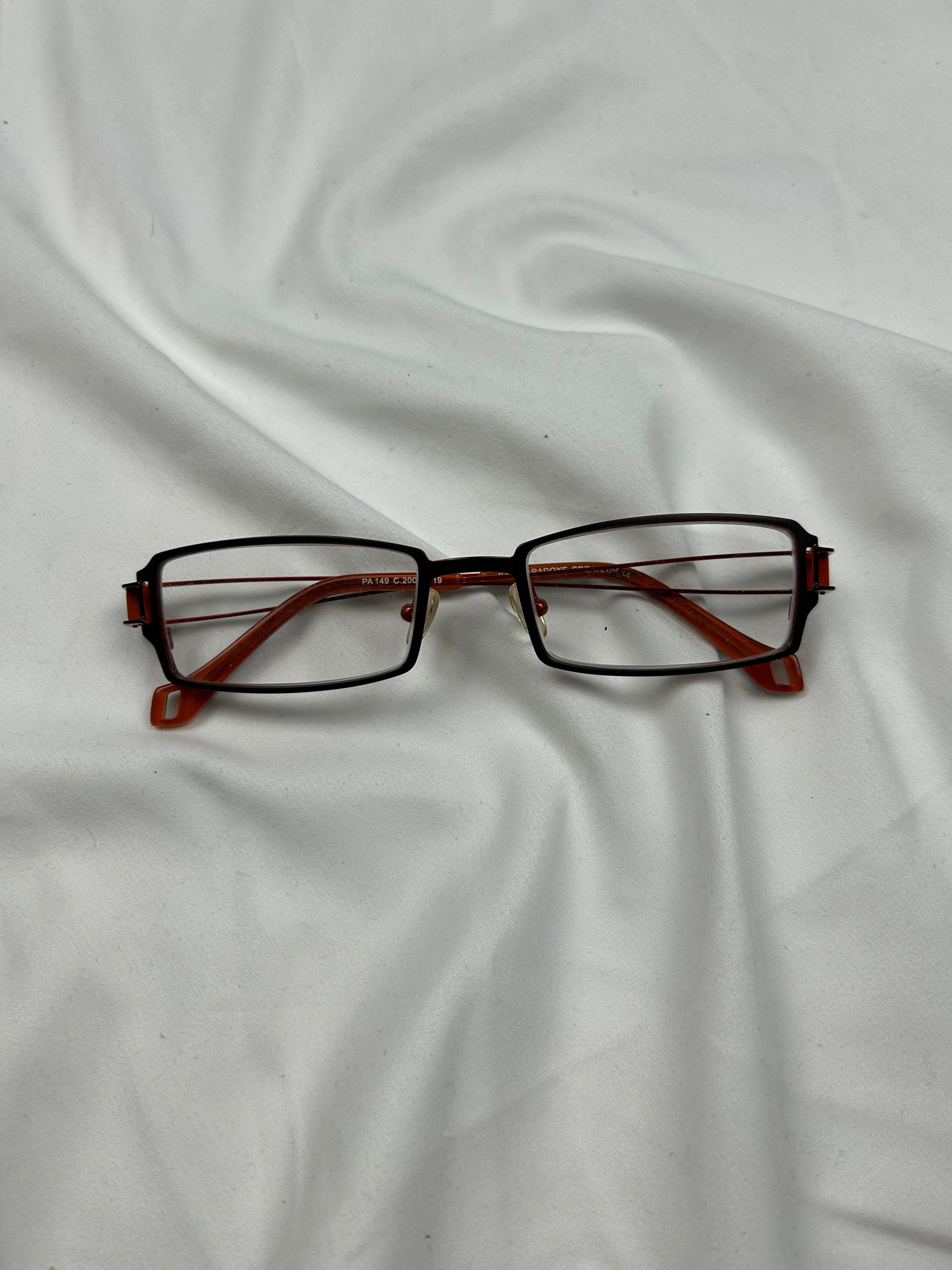 2000s office siren glasses (with prescription)