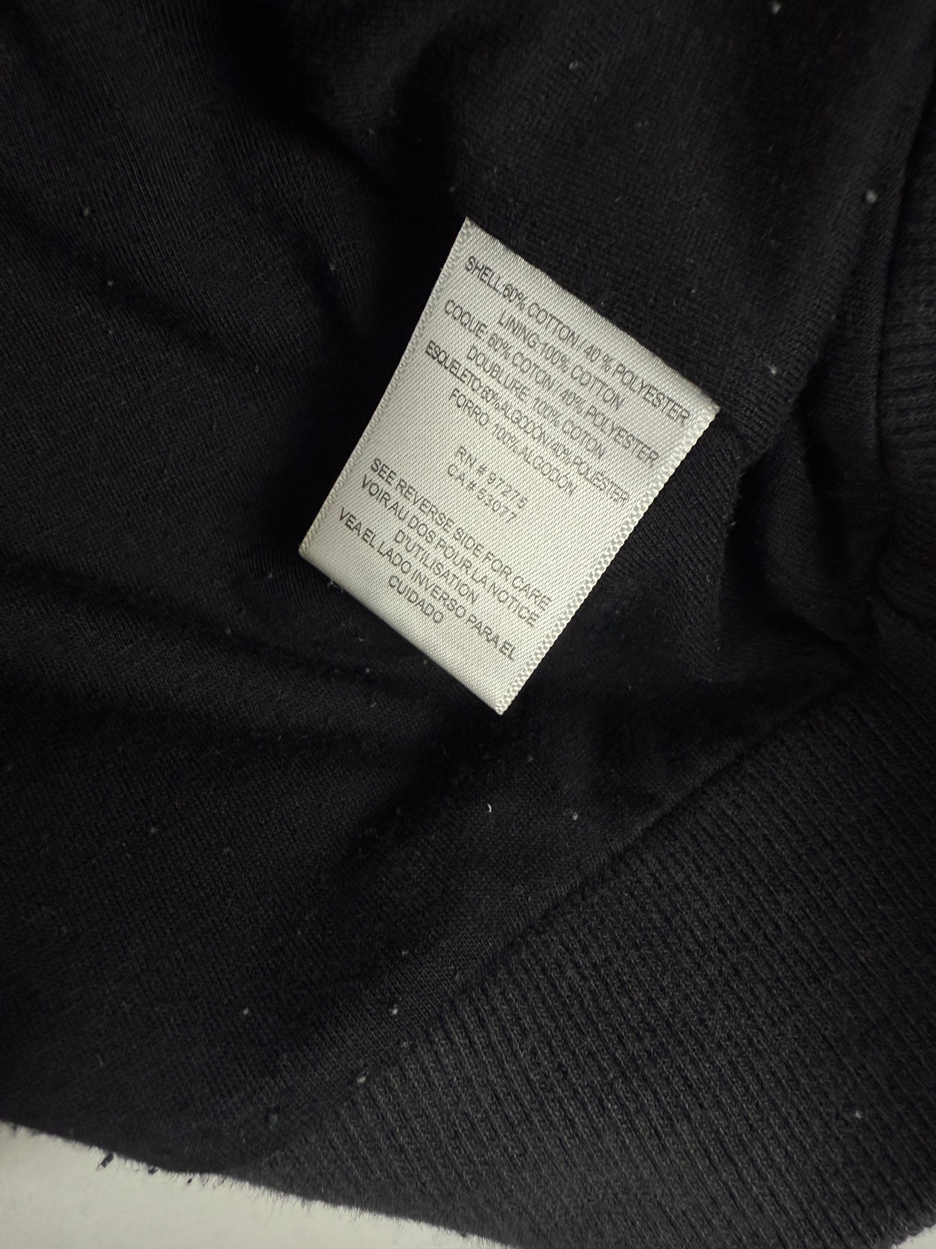 Grey cotton vintage hooded jacket (XL)